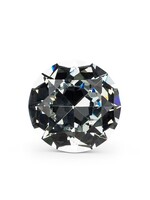 Sm Flat Cut Crystal Knob-1"D