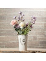 Tall Emboss Bee in Crest Planter