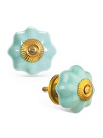 Pumpkin Knob - Turquoise