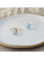 Glee Ida Ring-silver/amazonite
