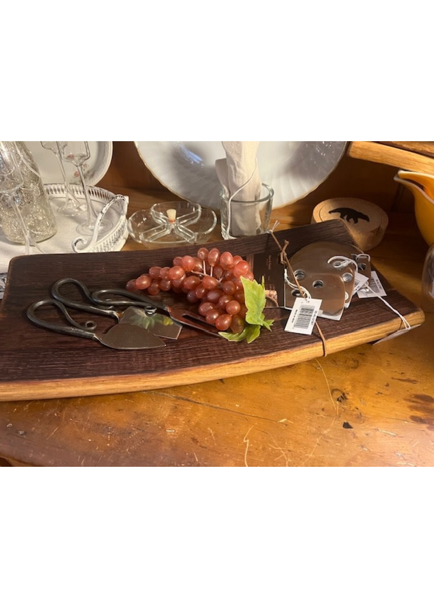 Wine Stave Charcuterie Board