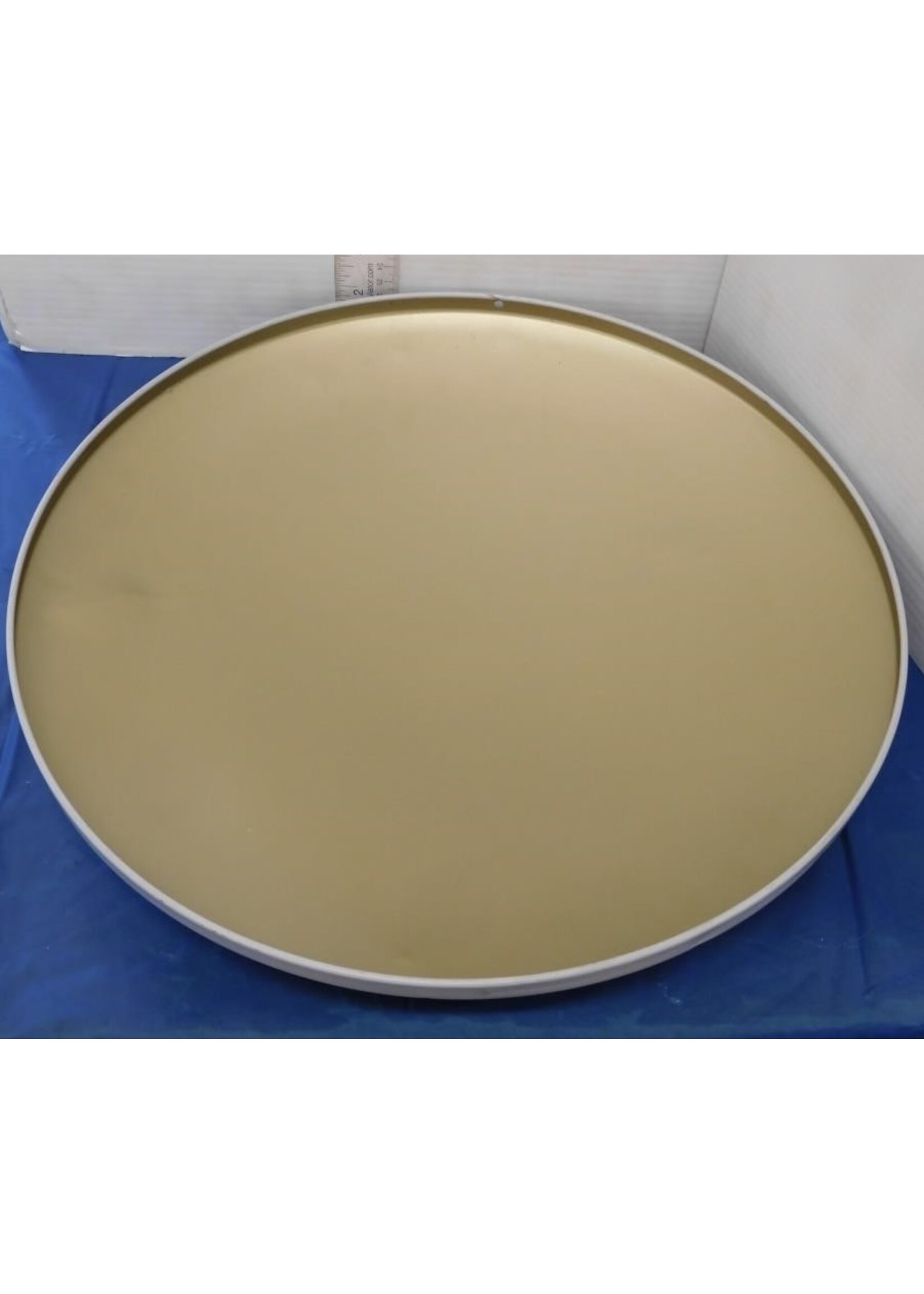 ROUND TIN ADVERTISING SIGN "TEXACO" 15.75 DIAM
