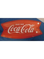 METAL ADVERTISING SIGN "DRINK COCA COLA" 19 X 9"H