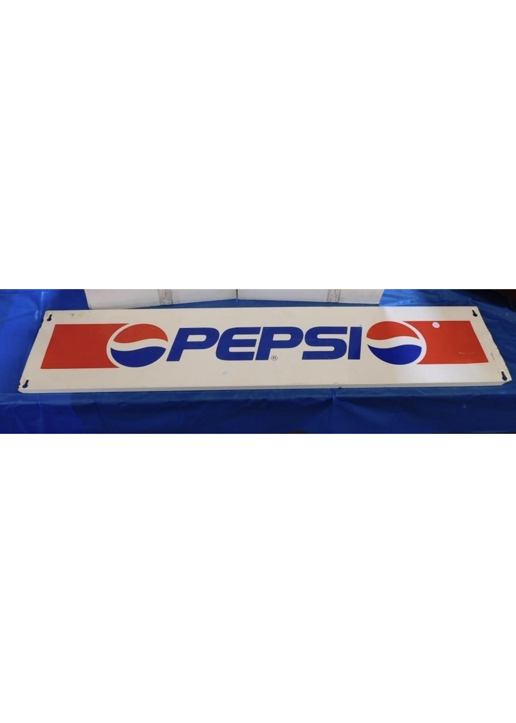 METAL PEPSI SIGN 47.25 X 10"