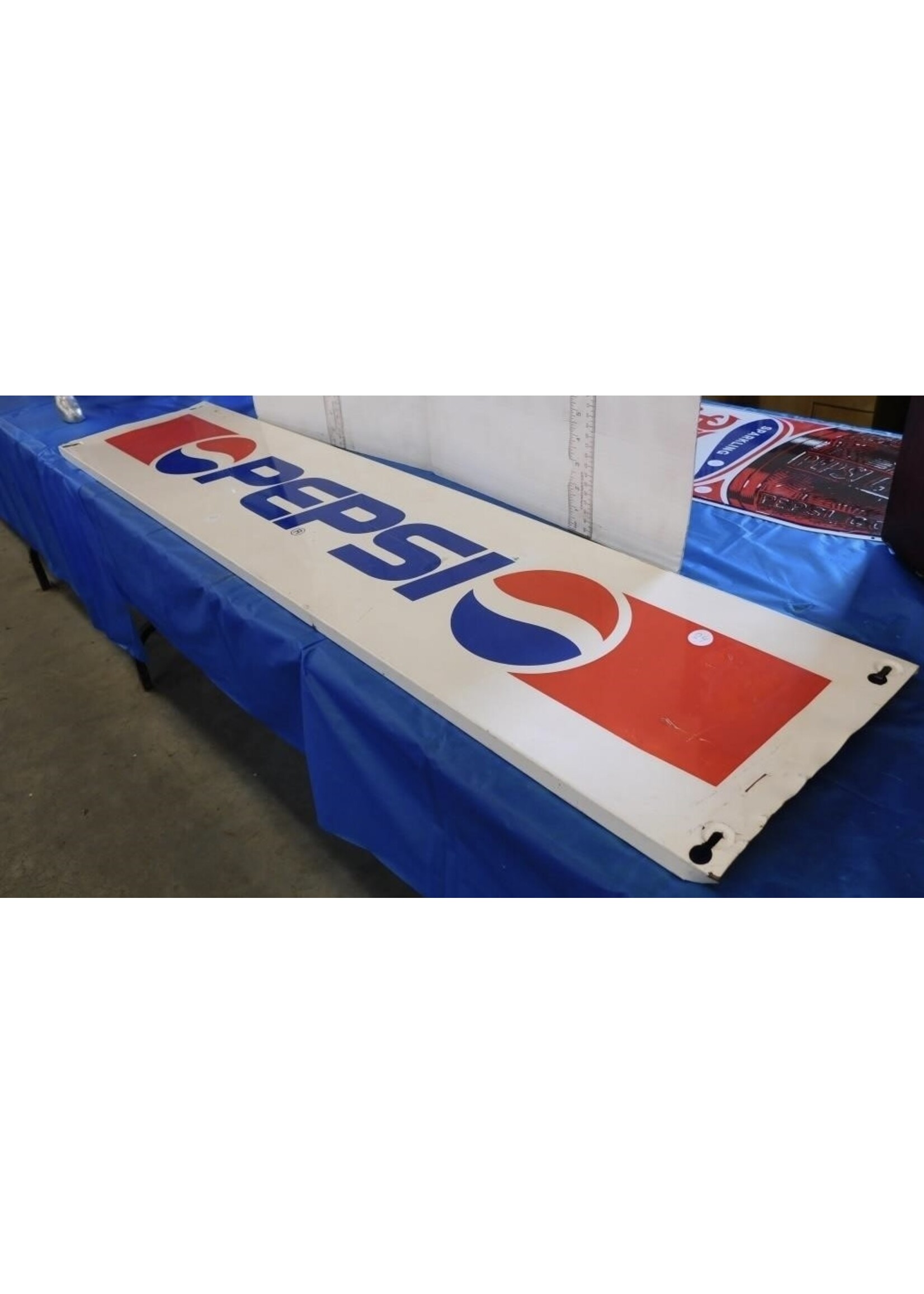 METAL PEPSI SIGN 47.25 X 10"