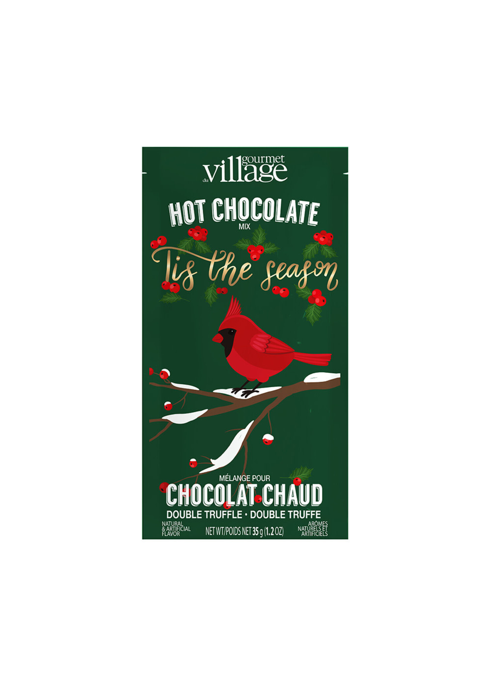 Gourmet du Village Holly Berry Cardinal Hot Chocolate
