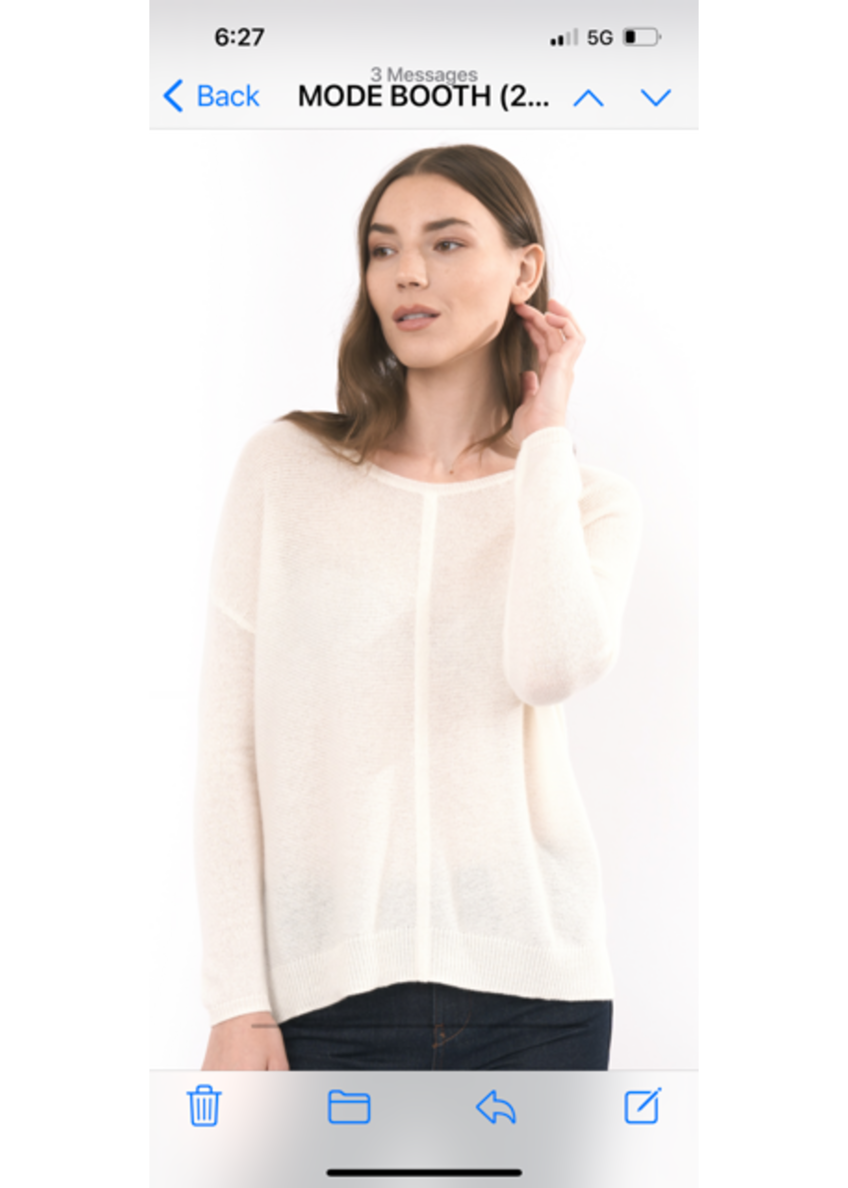 Cashmere Clouds 100% Cashmere Sweater