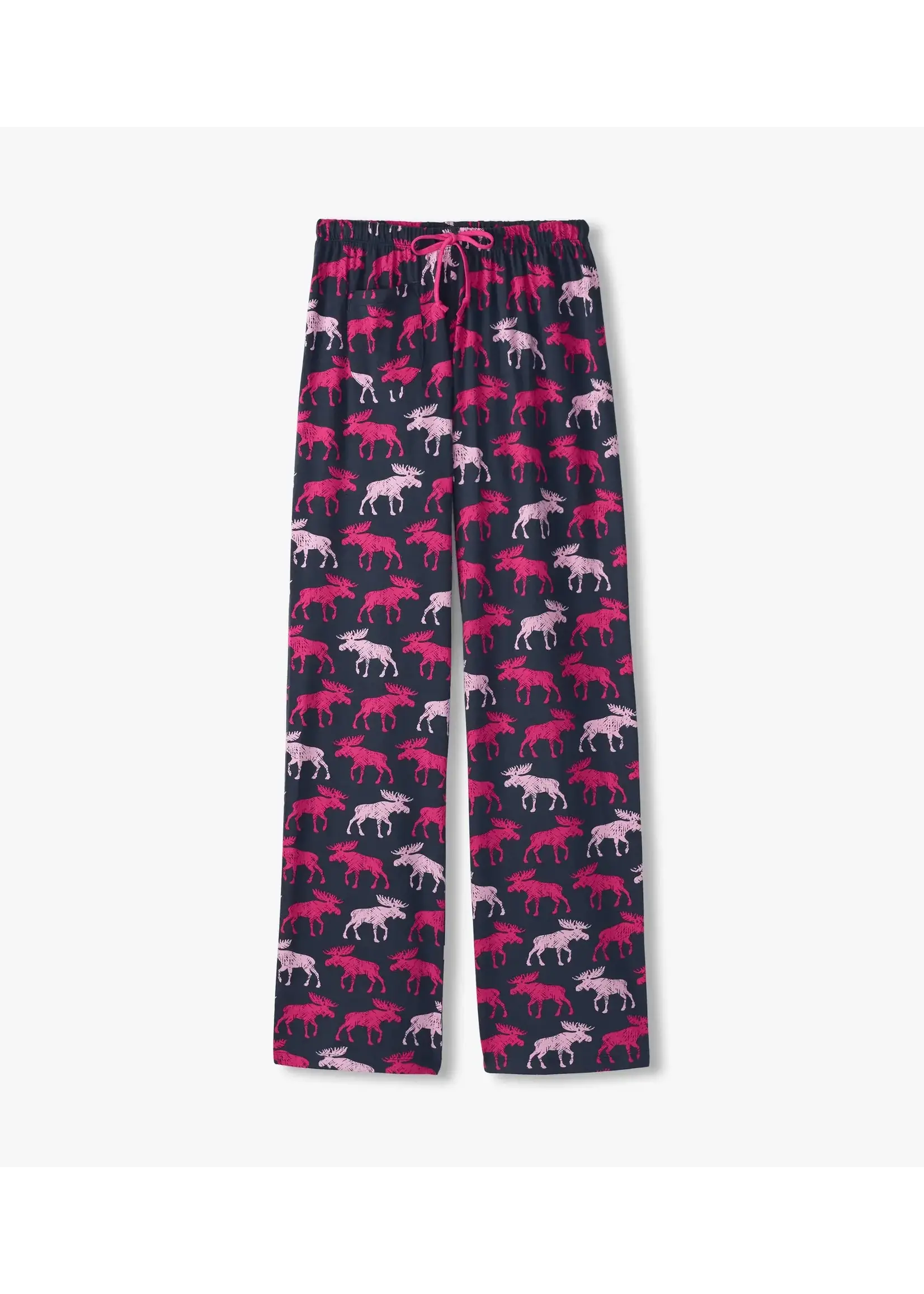 Hatley Raspberry Moose Women's Jersey Pajama Pants