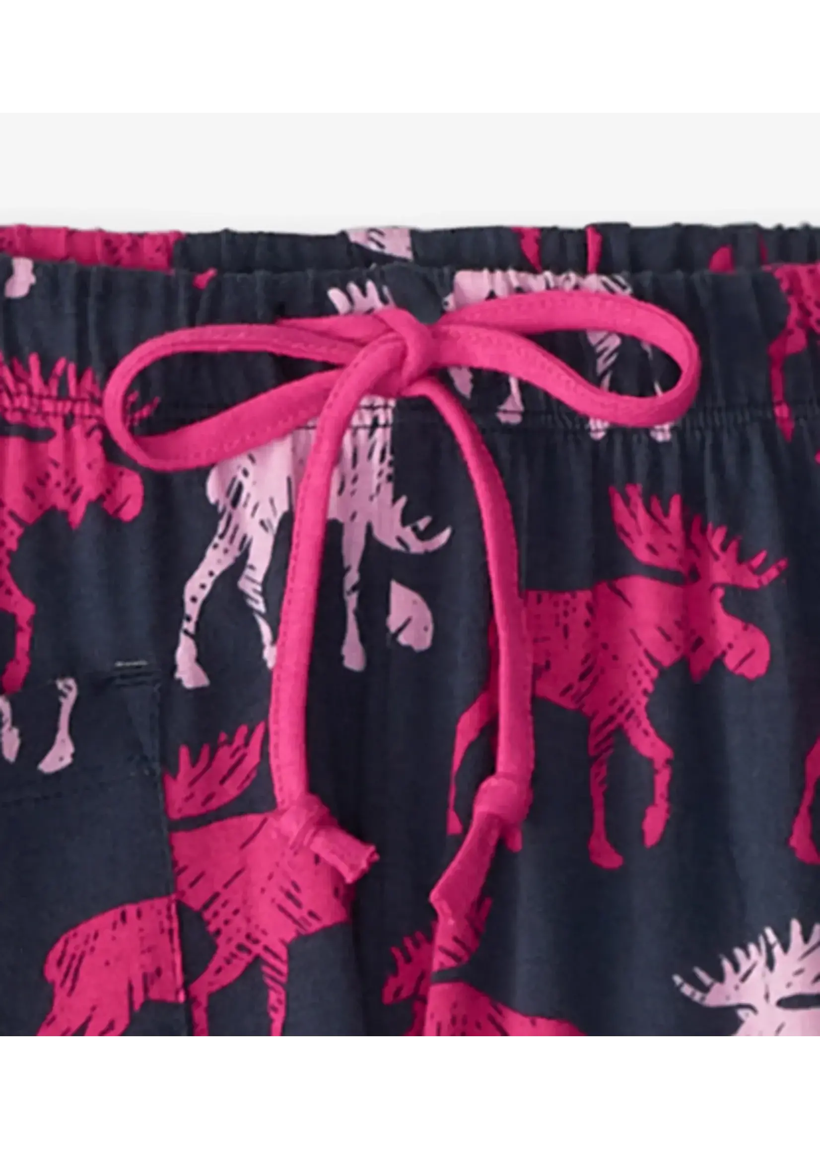 Hatley Raspberry Moose Women's Jersey Pajama Pants