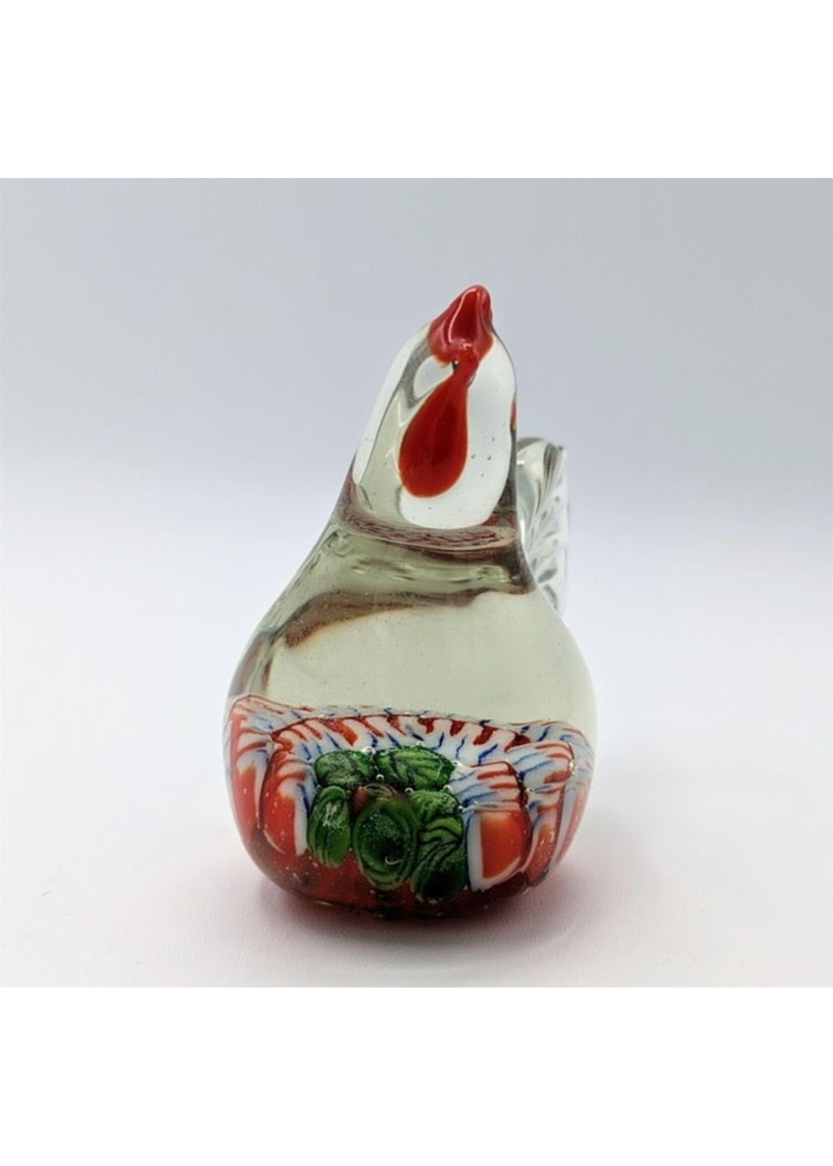 Glass Paperweight - Rooster