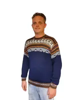 Unisex Multi-Print Alpaca Sweater M/L