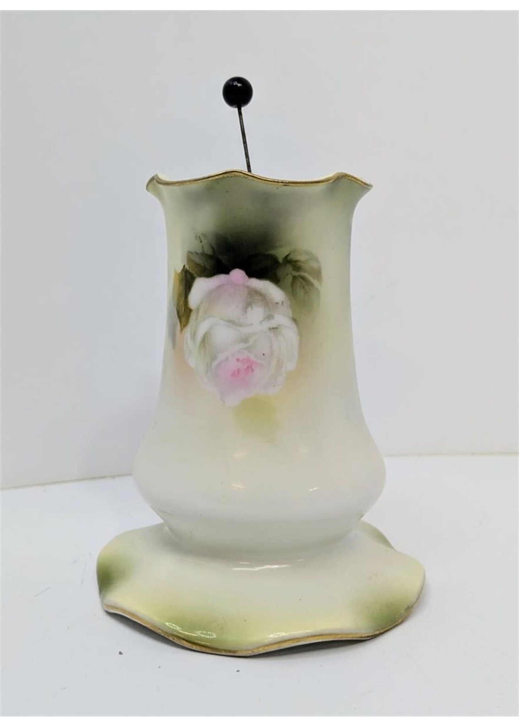 Hand Painted RS Germany Porcelain Hat Pin Holder