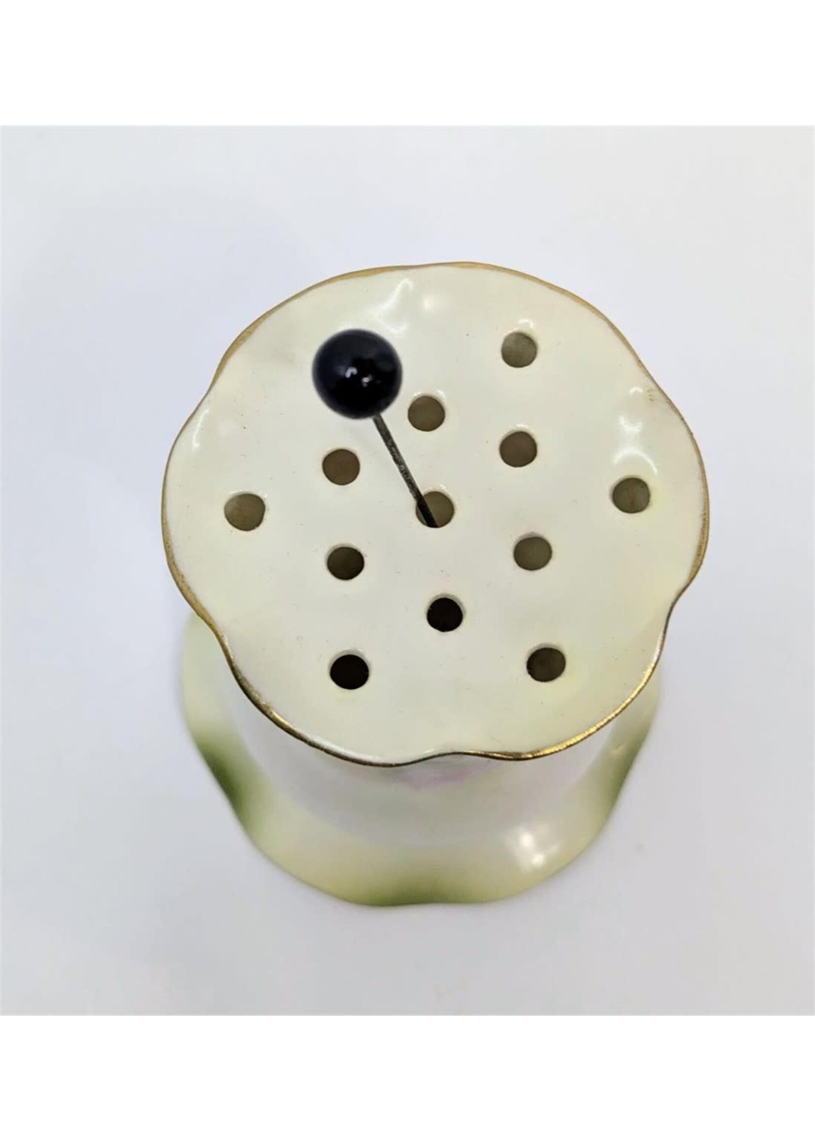 Hand Painted RS Germany Porcelain Hat Pin Holder