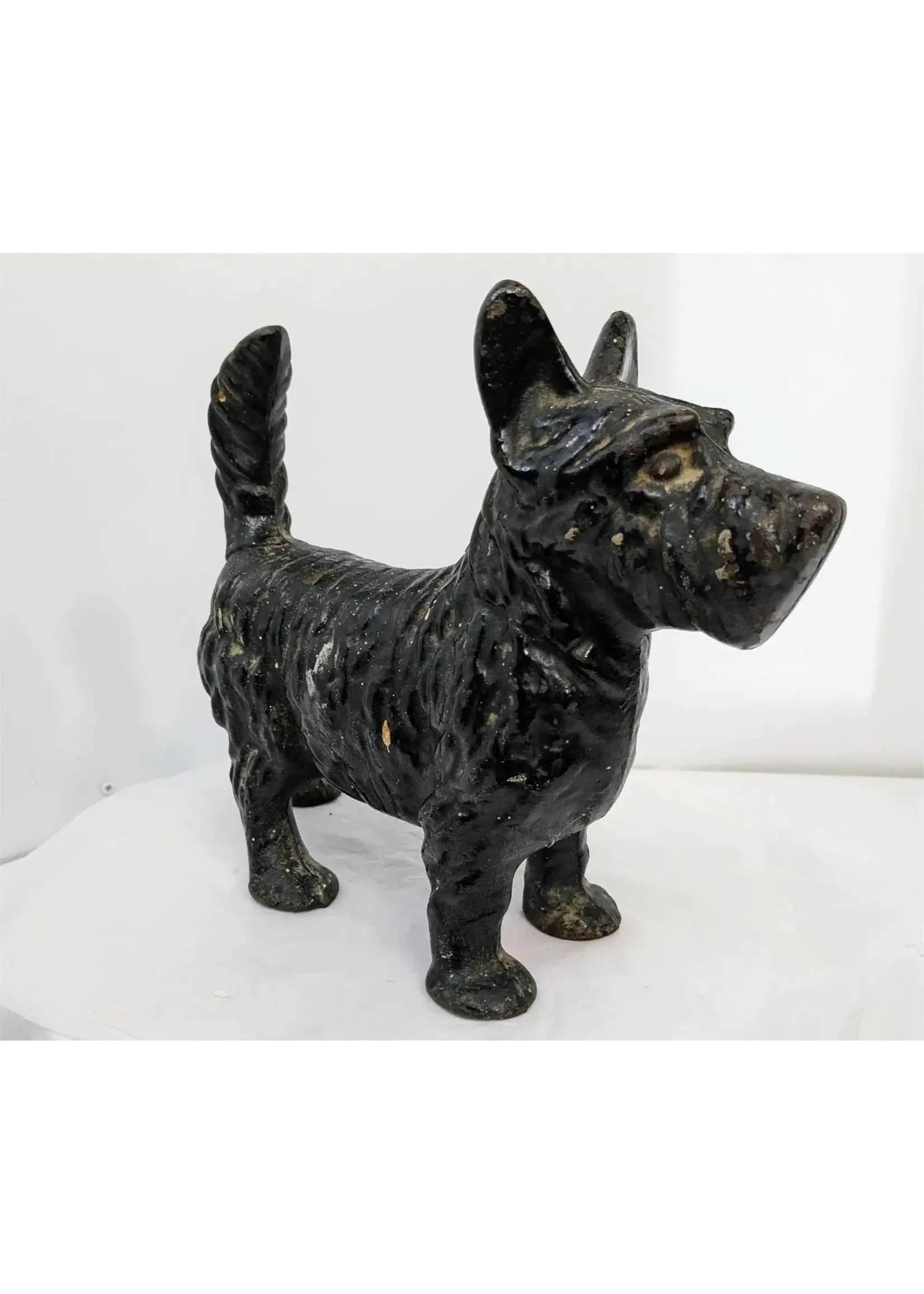 Cast Scottie Dog Figure/Door Stop