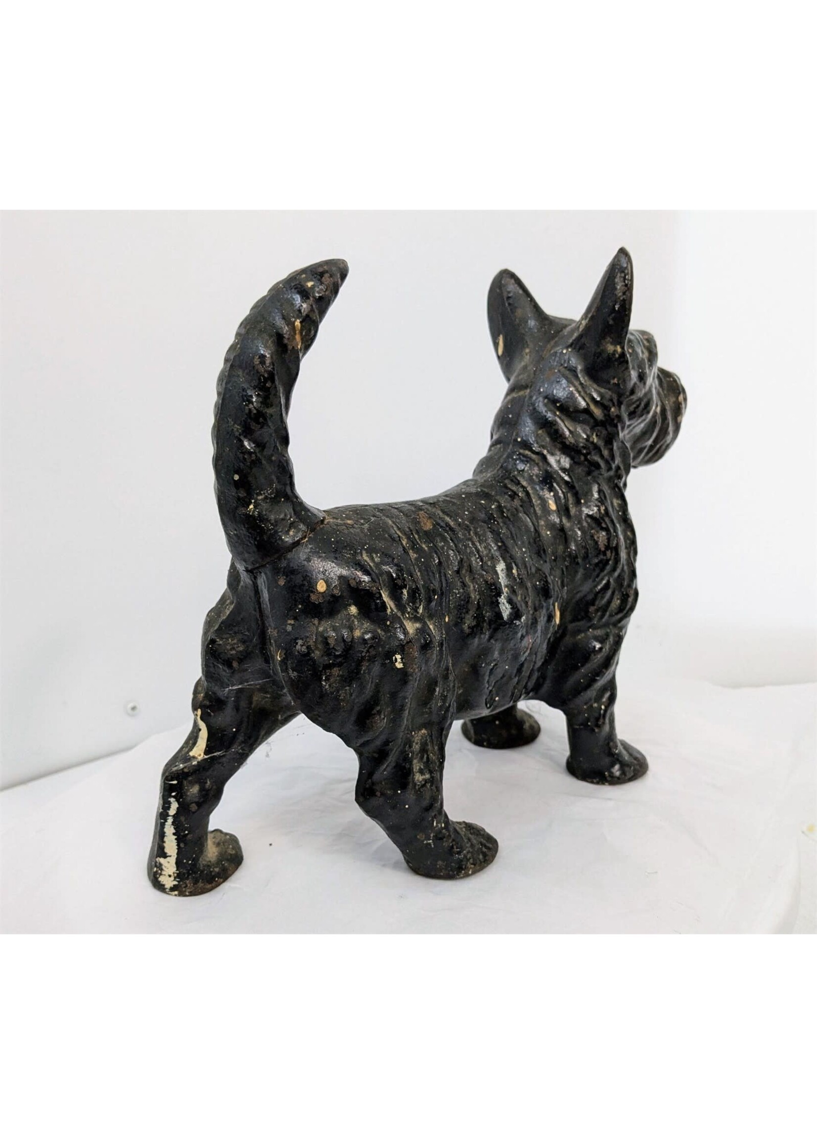 Cast Scottie Dog Figure/Door Stop