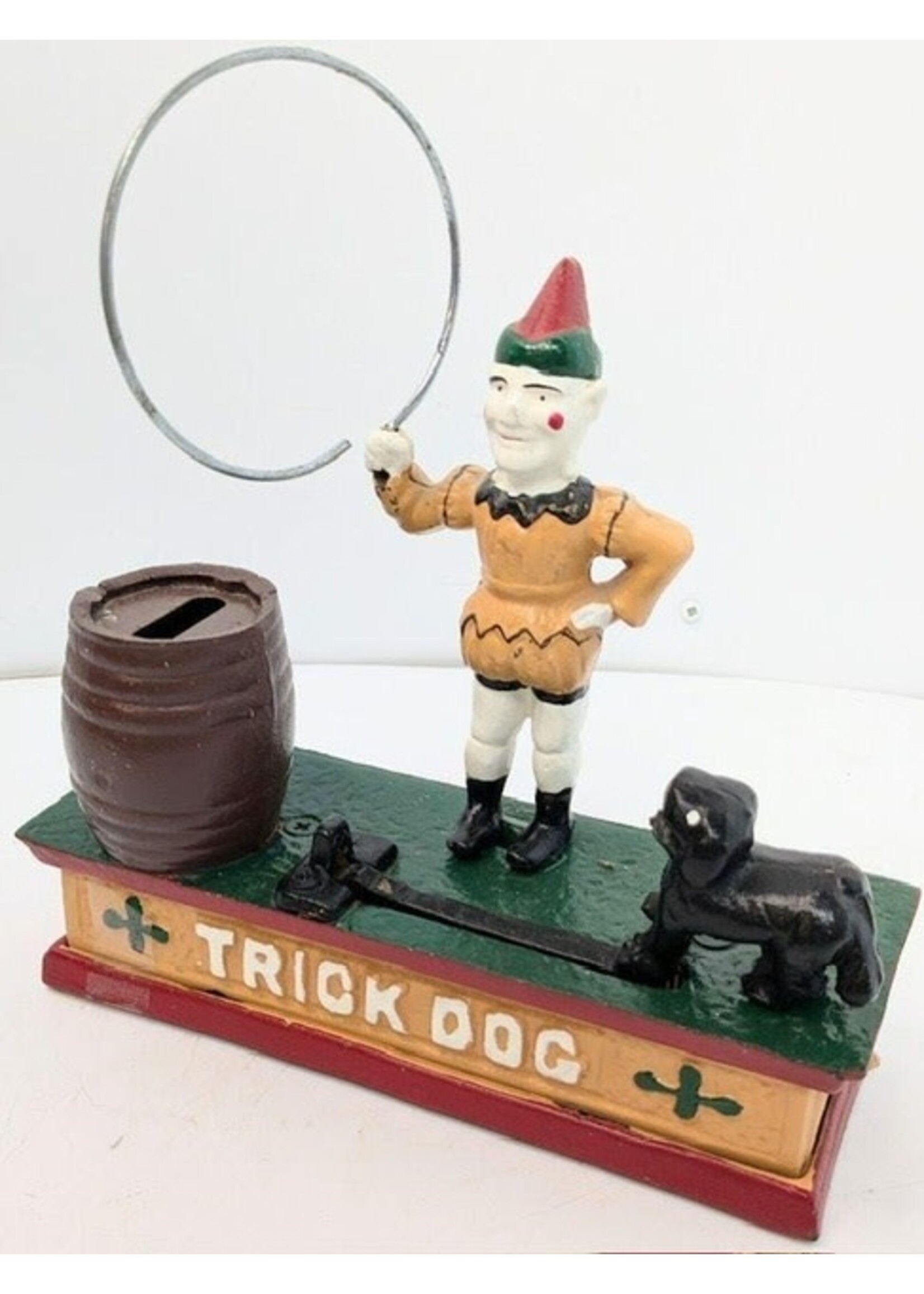 "Trick Dog" Cast Iron Mechanical Bank