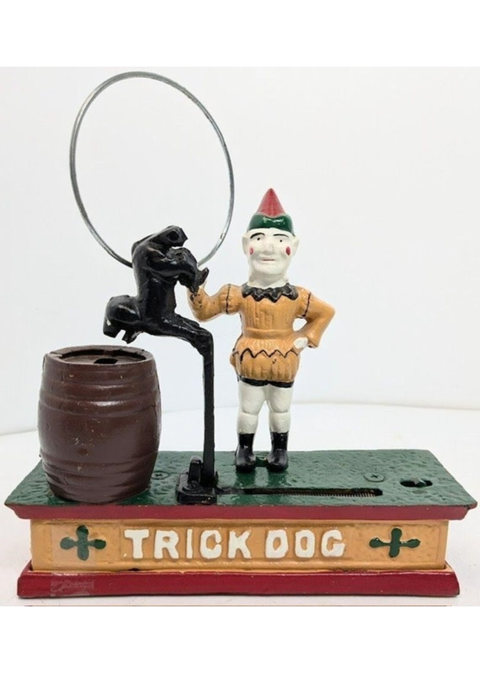 "Trick Dog" Cast Iron Mechanical Bank