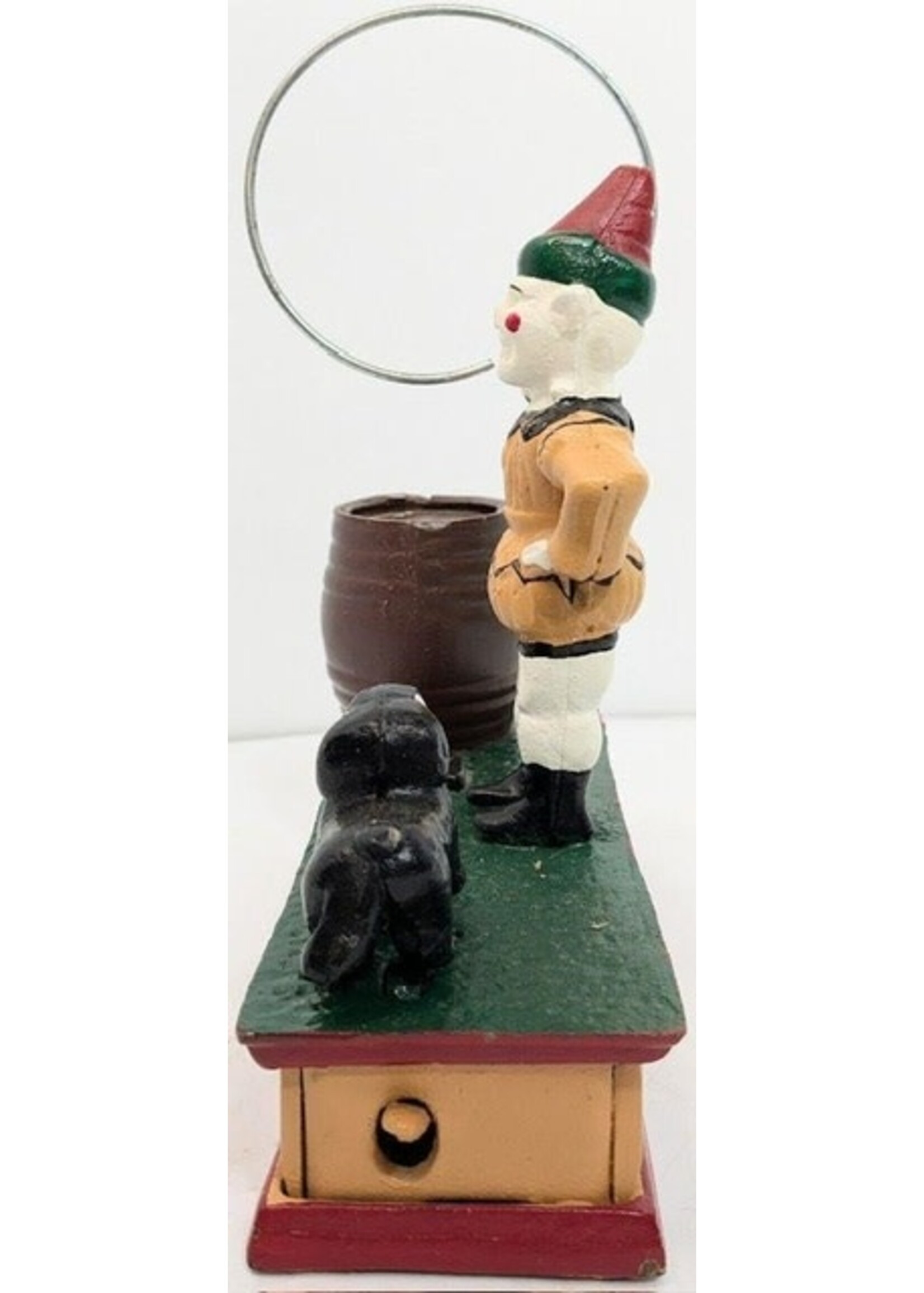 "Trick Dog" Cast Iron Mechanical Bank