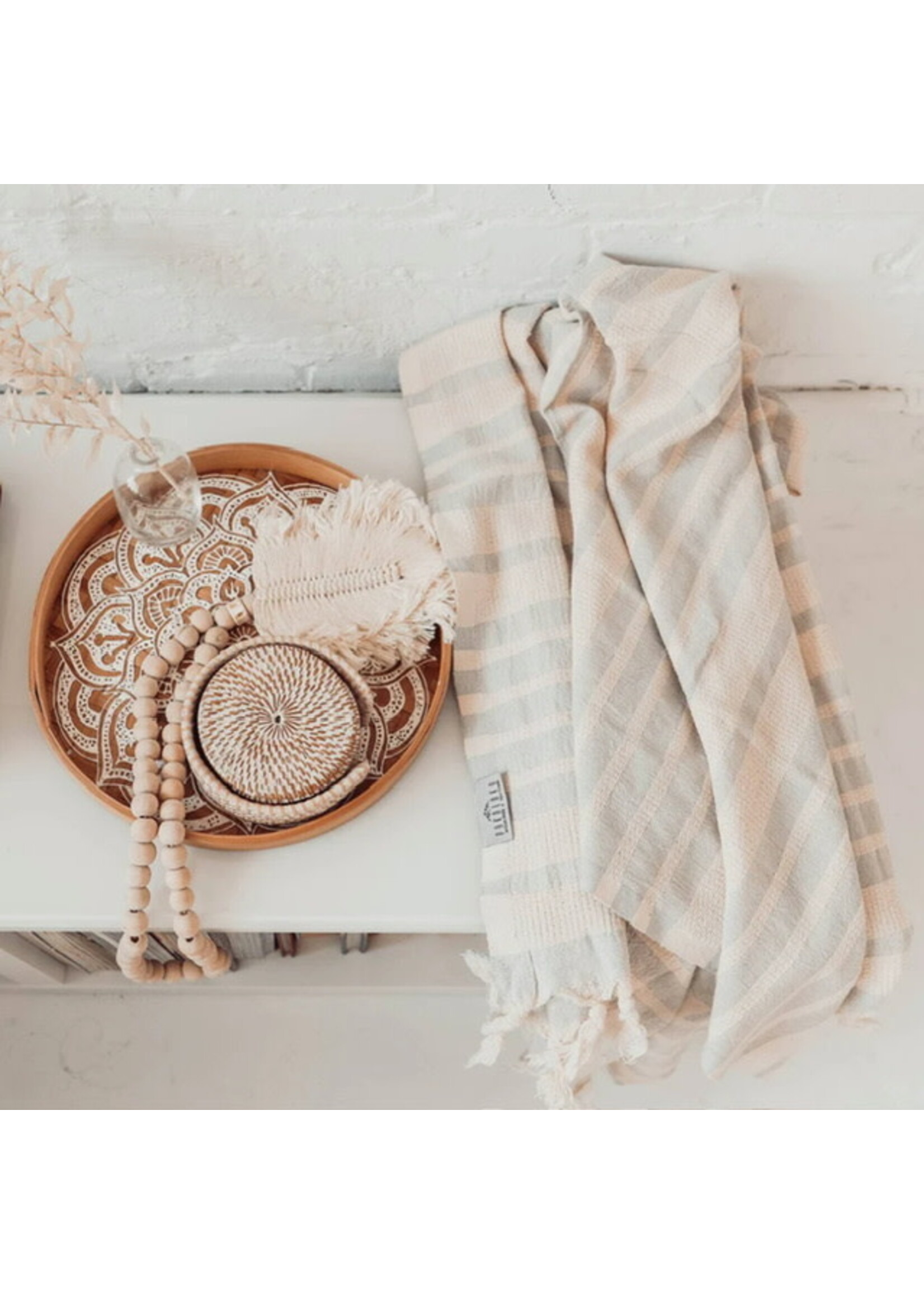 Pokoloko Shannon Turkish Towel - Grey
