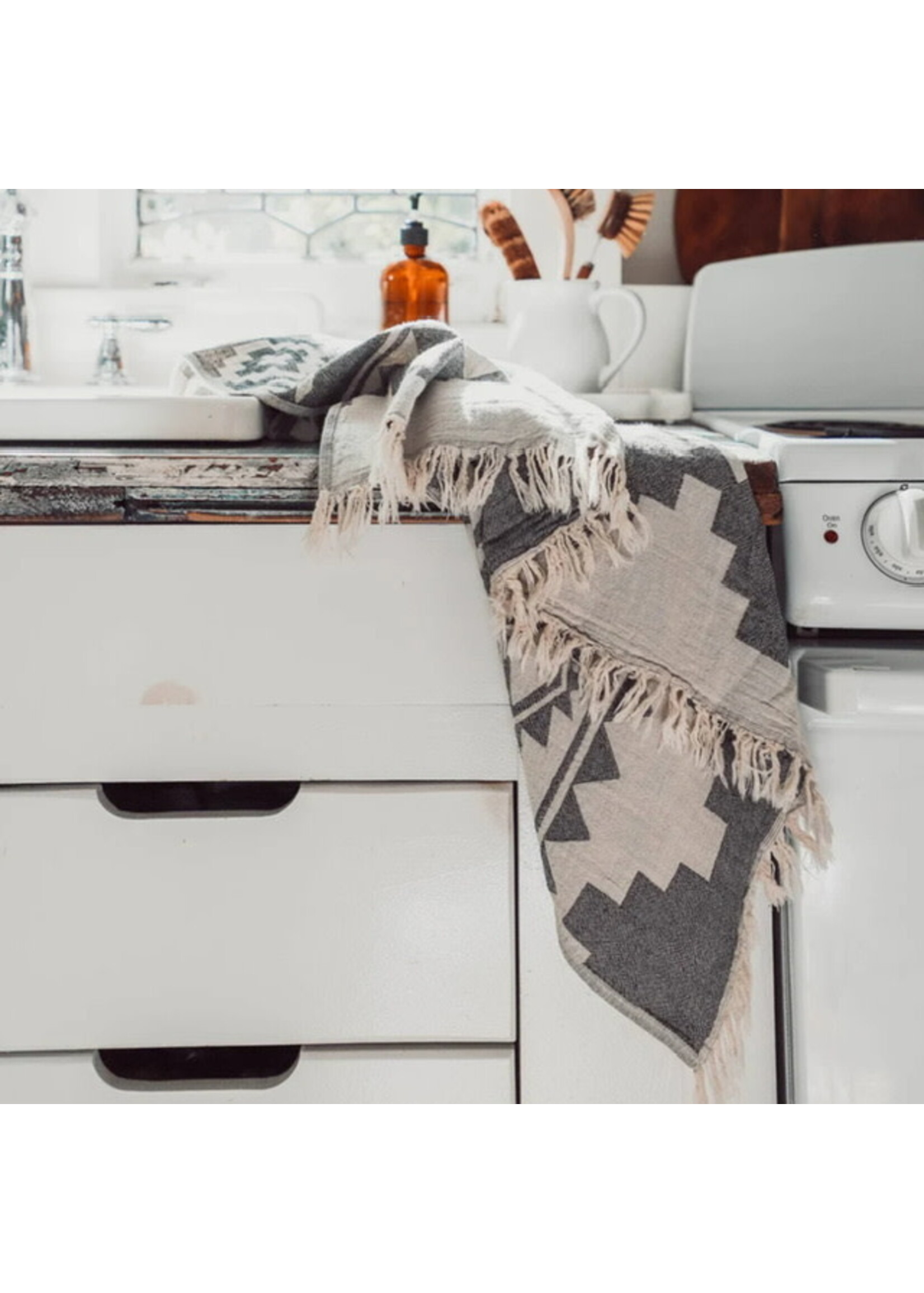 Pokoloko Atzi Turkish Towel - Black