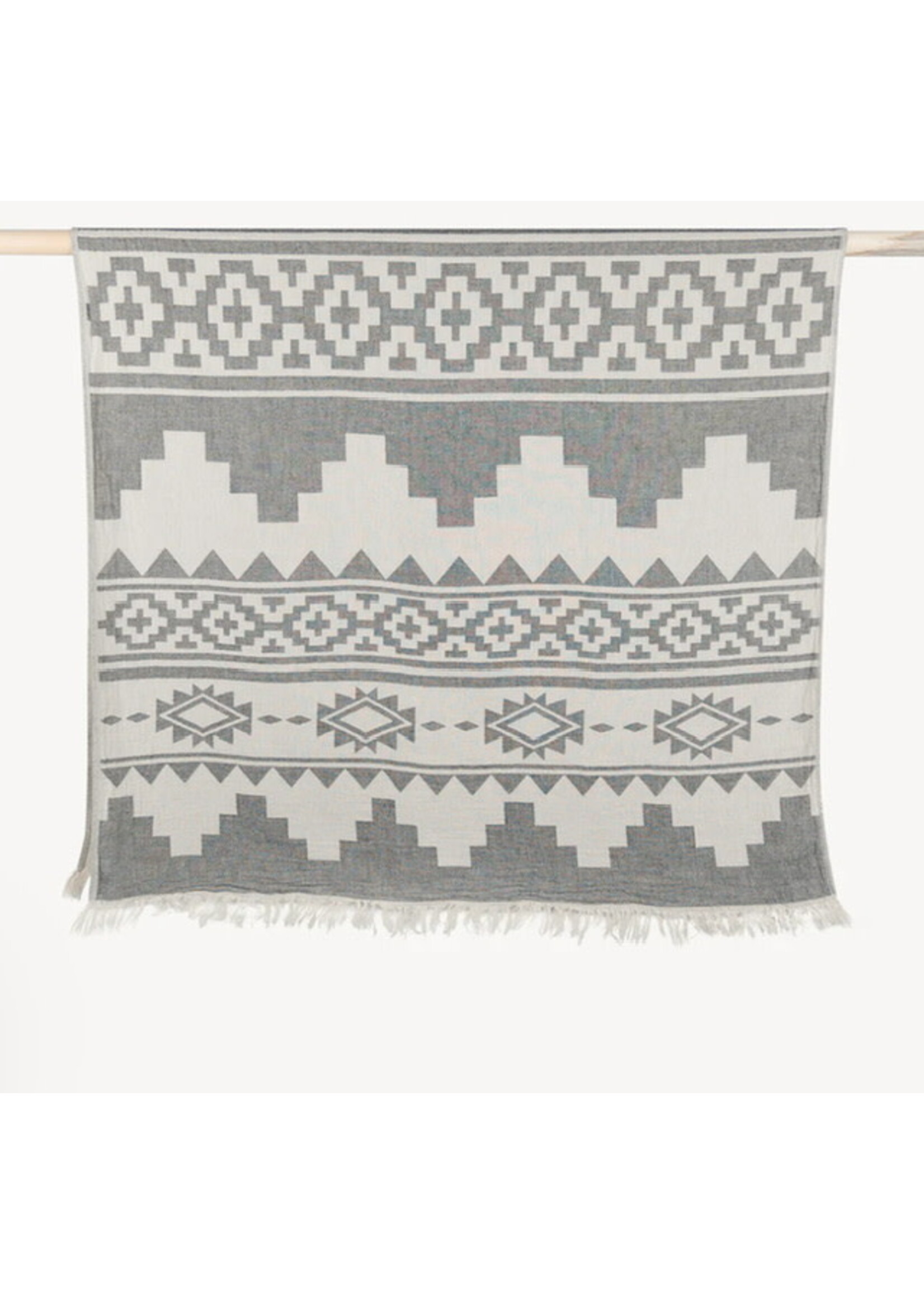 Pokoloko Atzi Turkish Towel - Light Grey