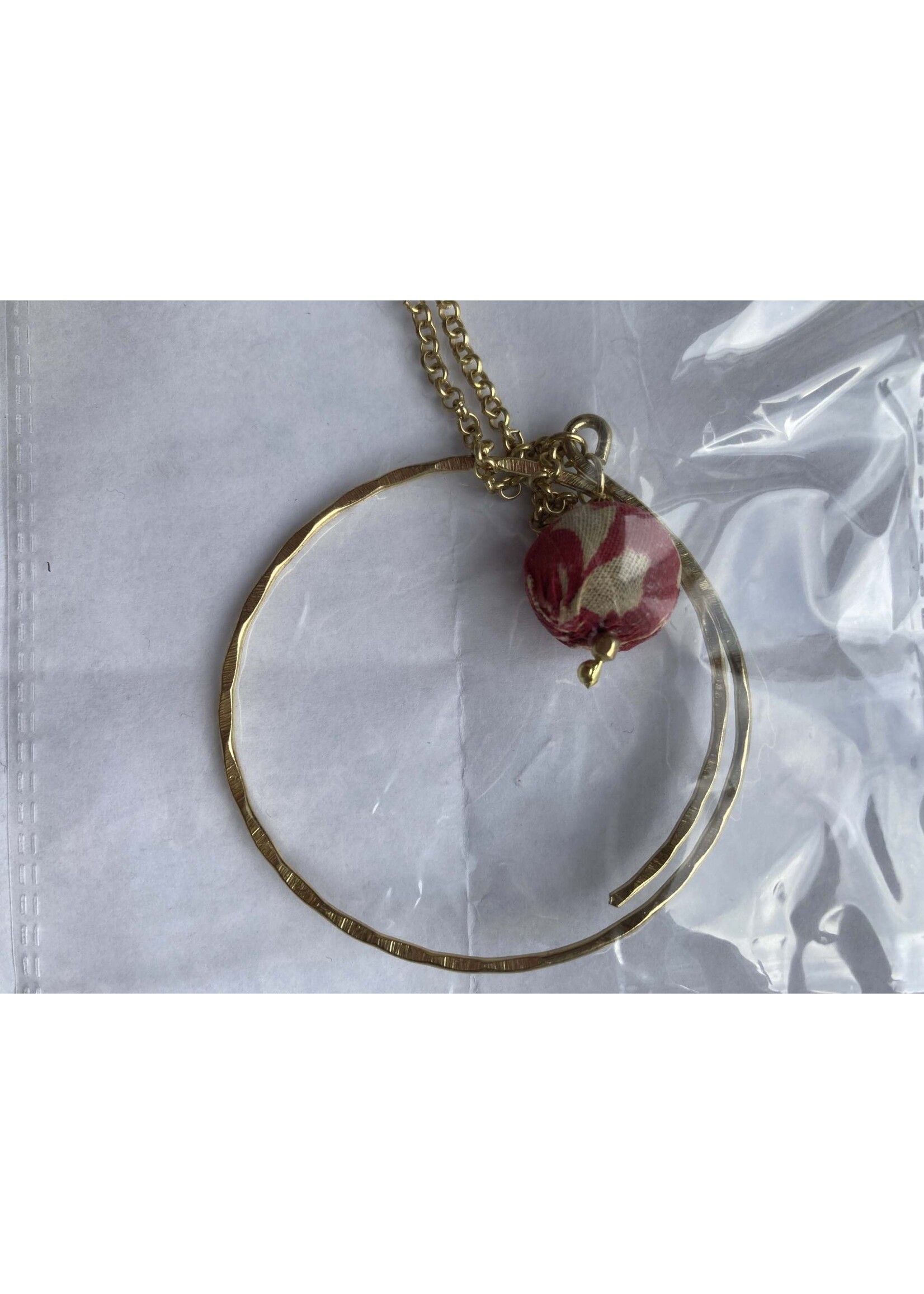 Anju Recycled Sari Wrapped Bead Necklace