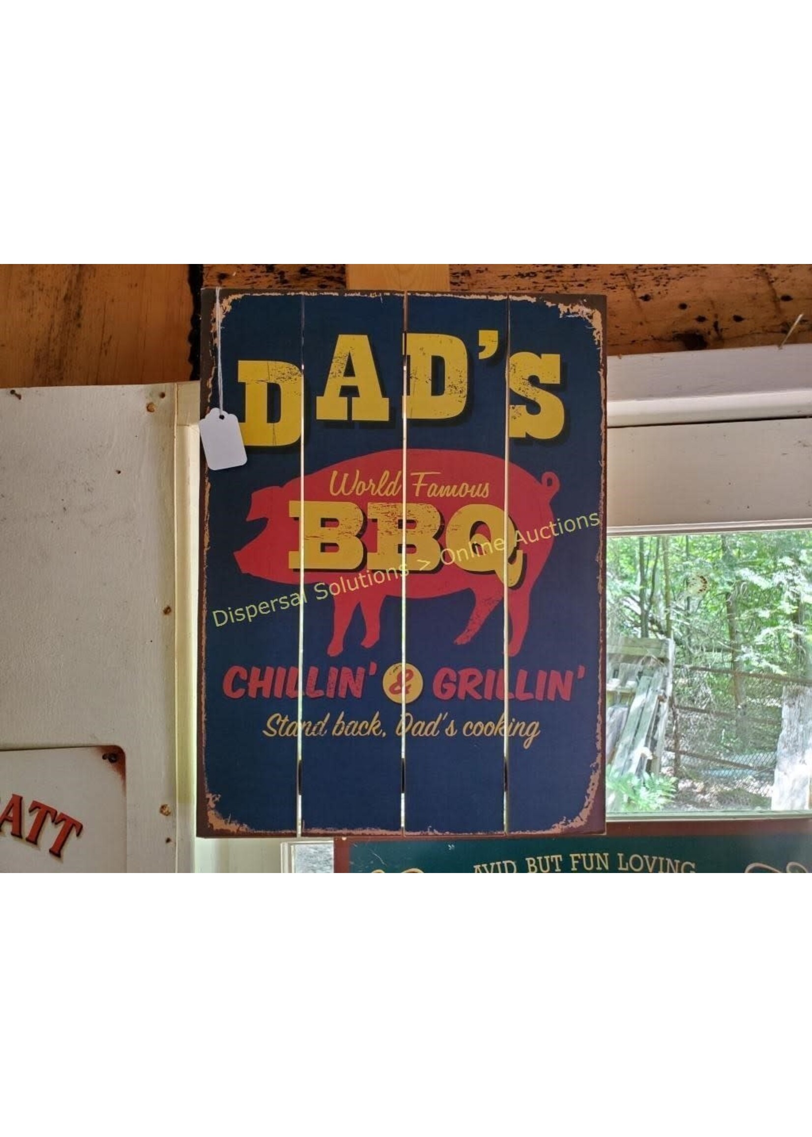 Dad BBQ Sign