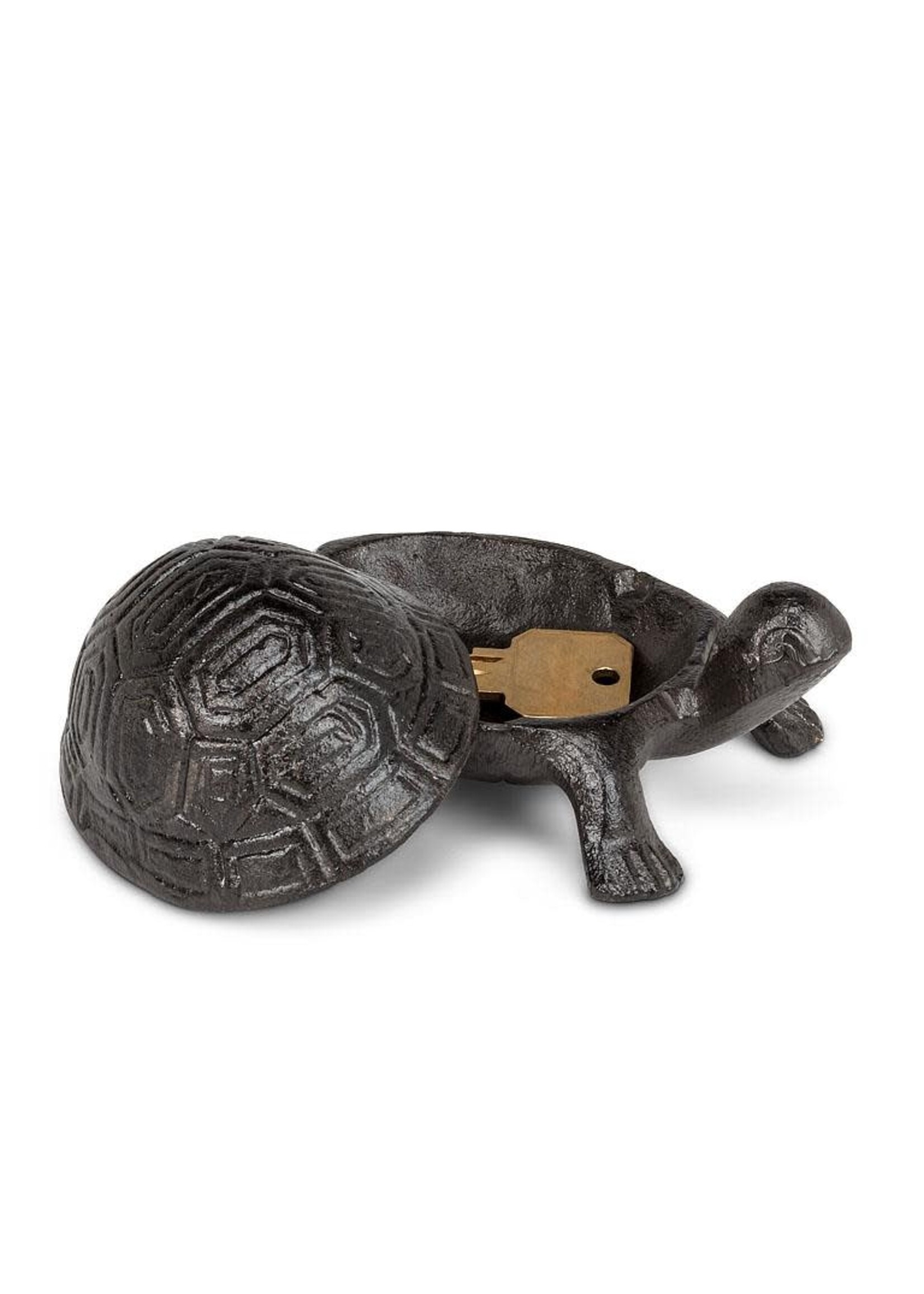 Turtle Key Keeper-Dk Brn-4.5"L
