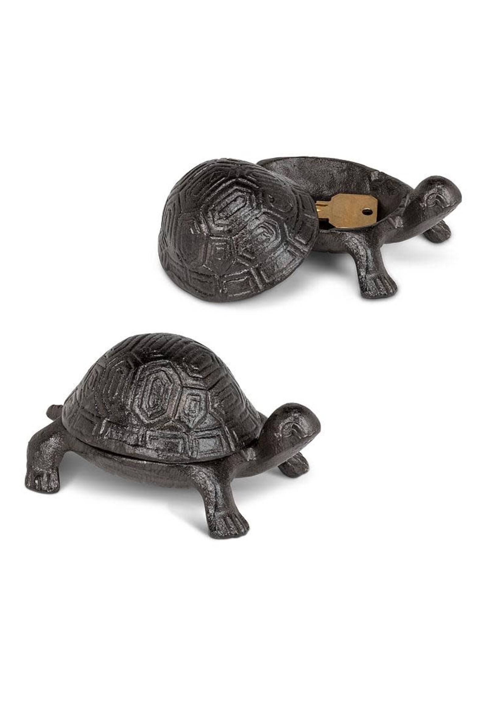 Turtle Key Keeper-Dk Brn-4.5"L