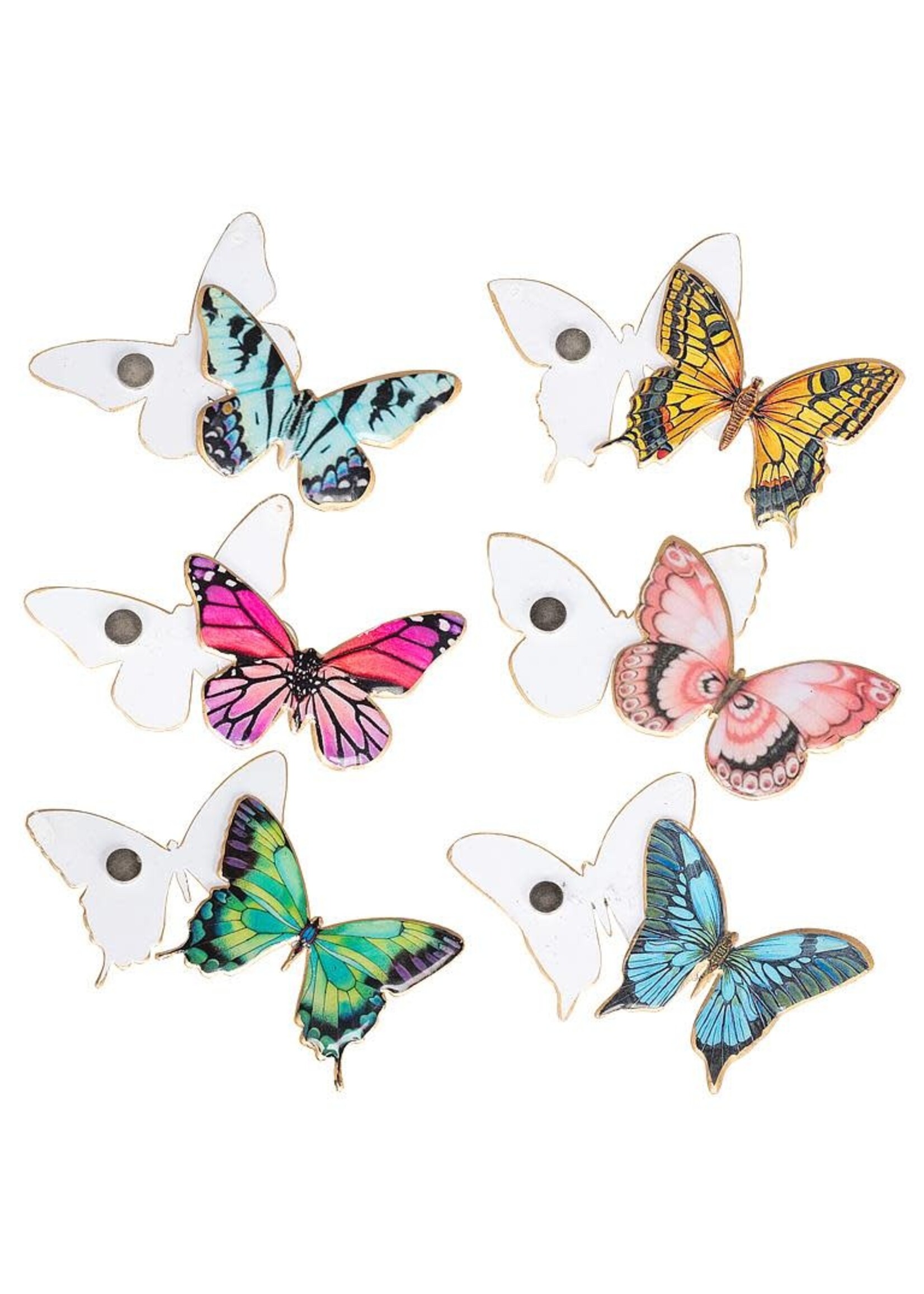Butterfly Two-Sided Magnet Assorted - 1 piece