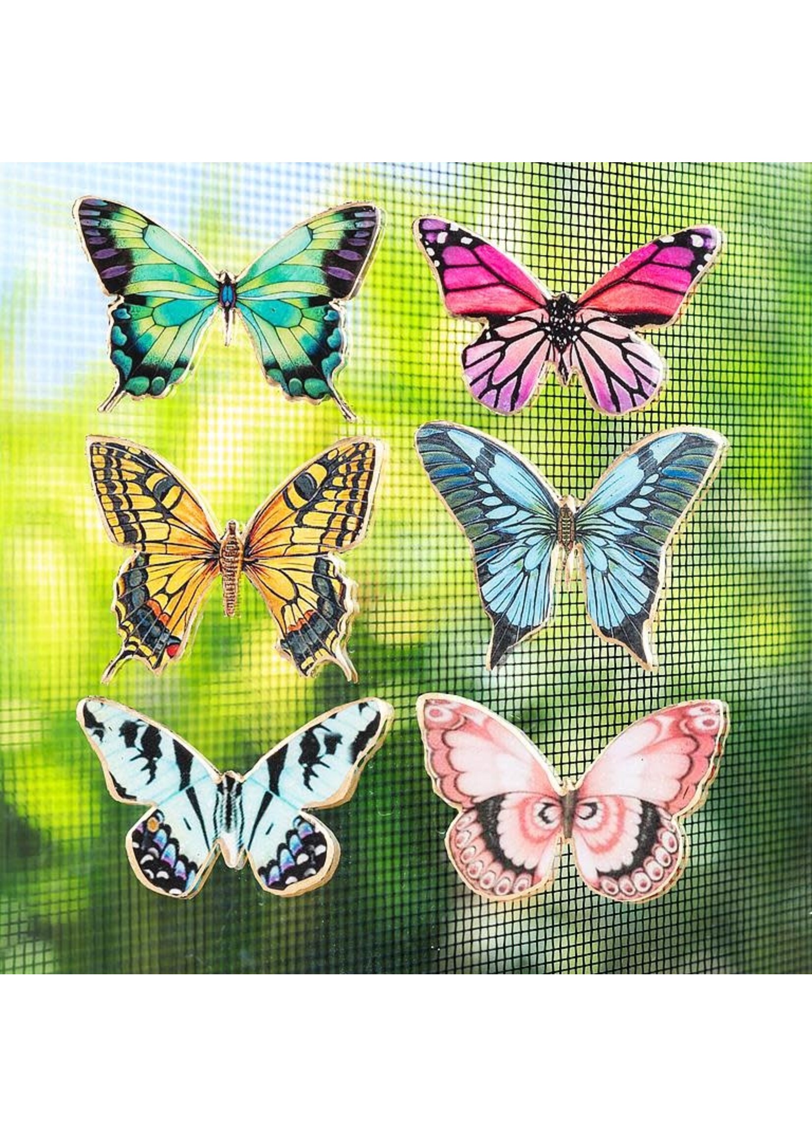 Butterfly Two-Sided Magnet Assorted - 1 piece