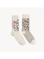 Wildflower Pima Socks - Pack of 2 - Neutral - L/XL
