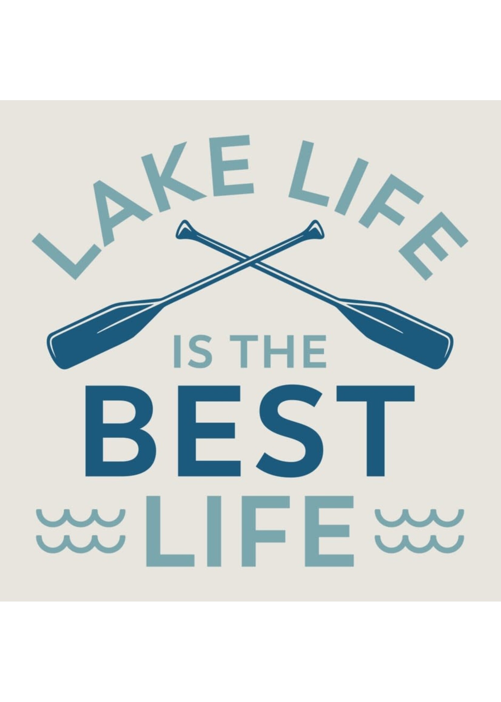 Lake Life Best Life - Quip Cocktail Napkin