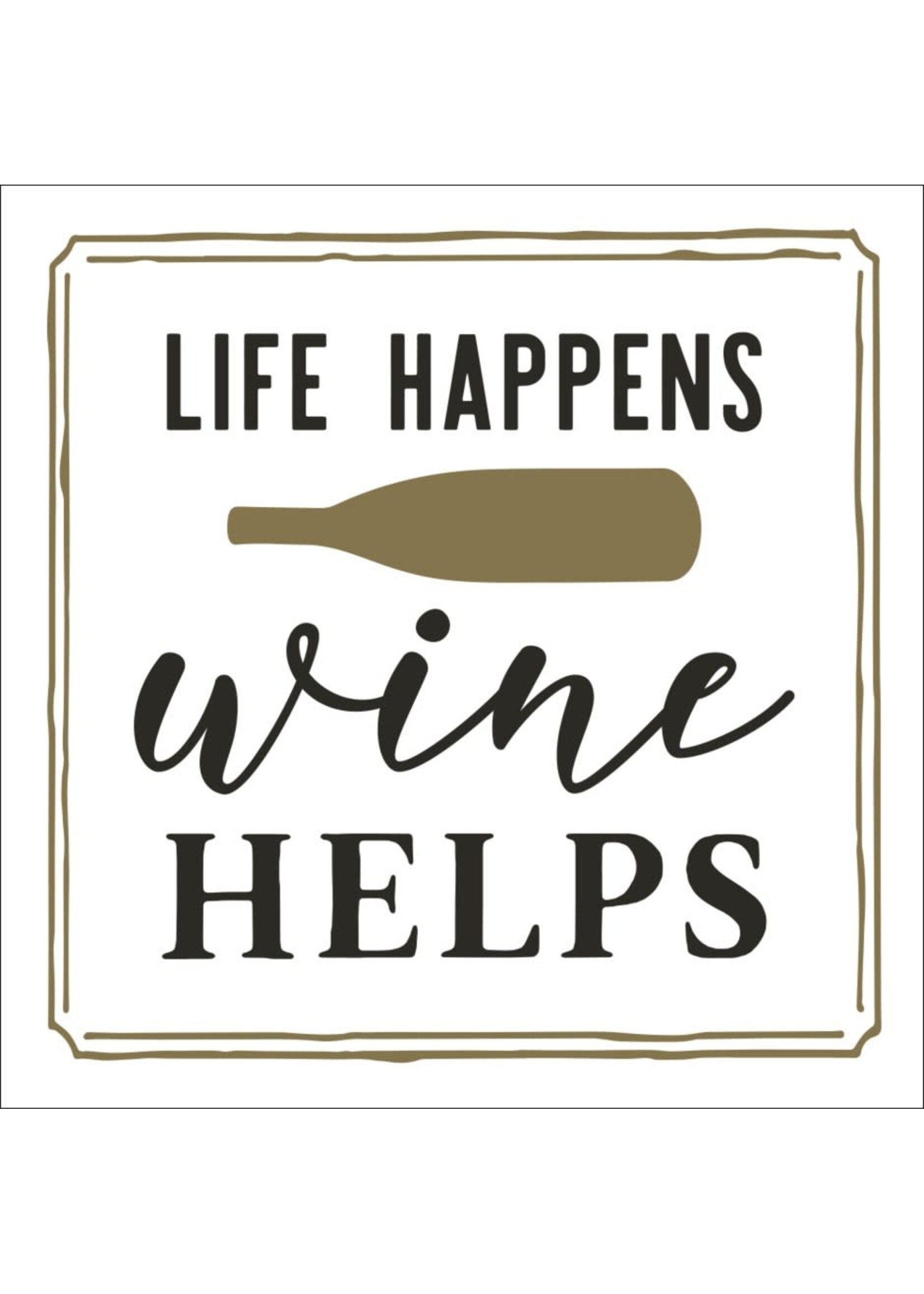 Helps - Quip Cocktail Napkin