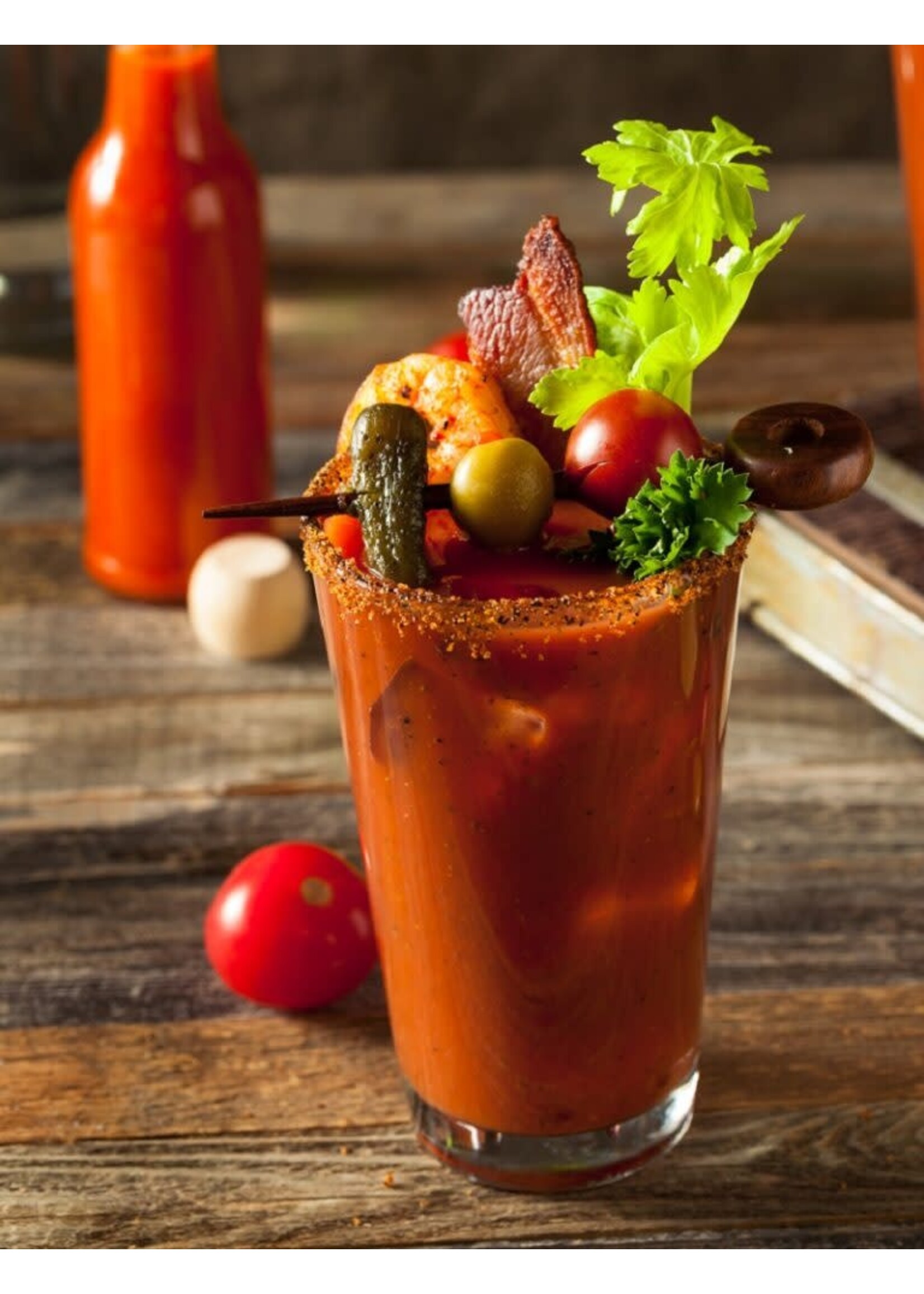BLOODY MARY GIFT SET- DRINK MIX & RIMMER