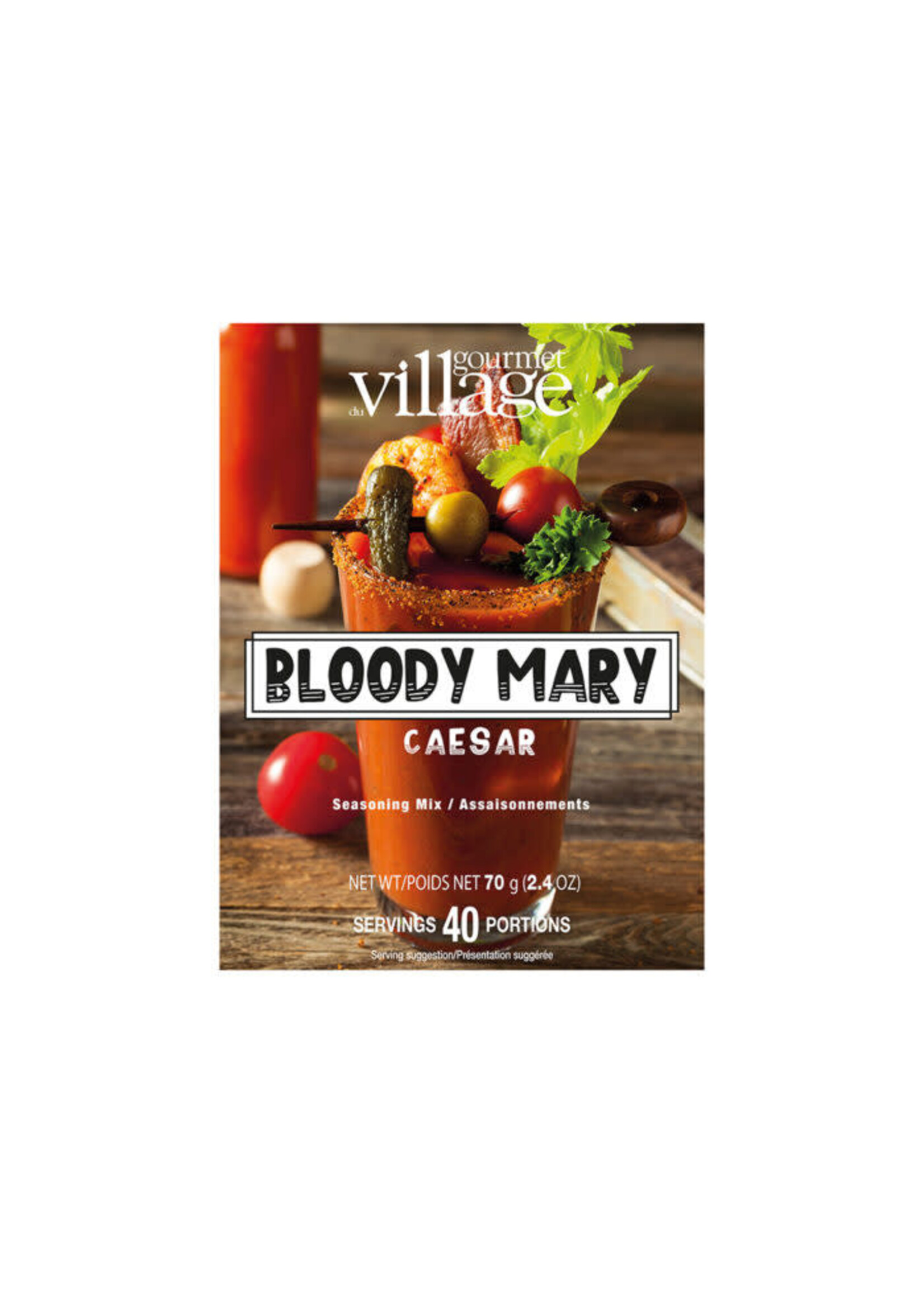 BLOODY MARY GIFT SET- DRINK MIX & RIMMER