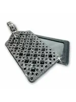 Jacequeline Kent CRYSTAL LUGGAGE TAG BLACK