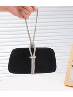 Evening Bag - black with strap