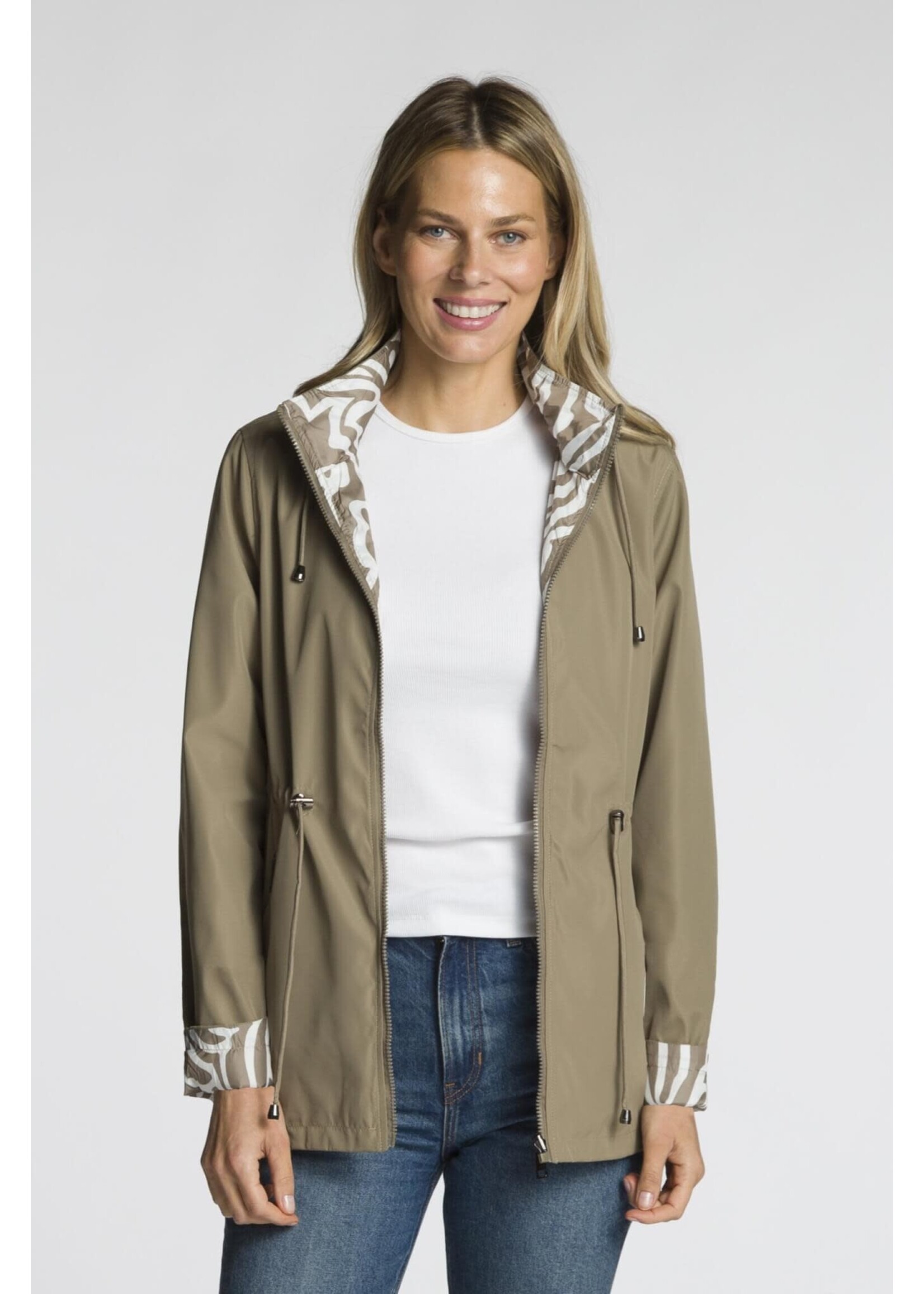 Ladies Reversible Water Resistant Rain Coat