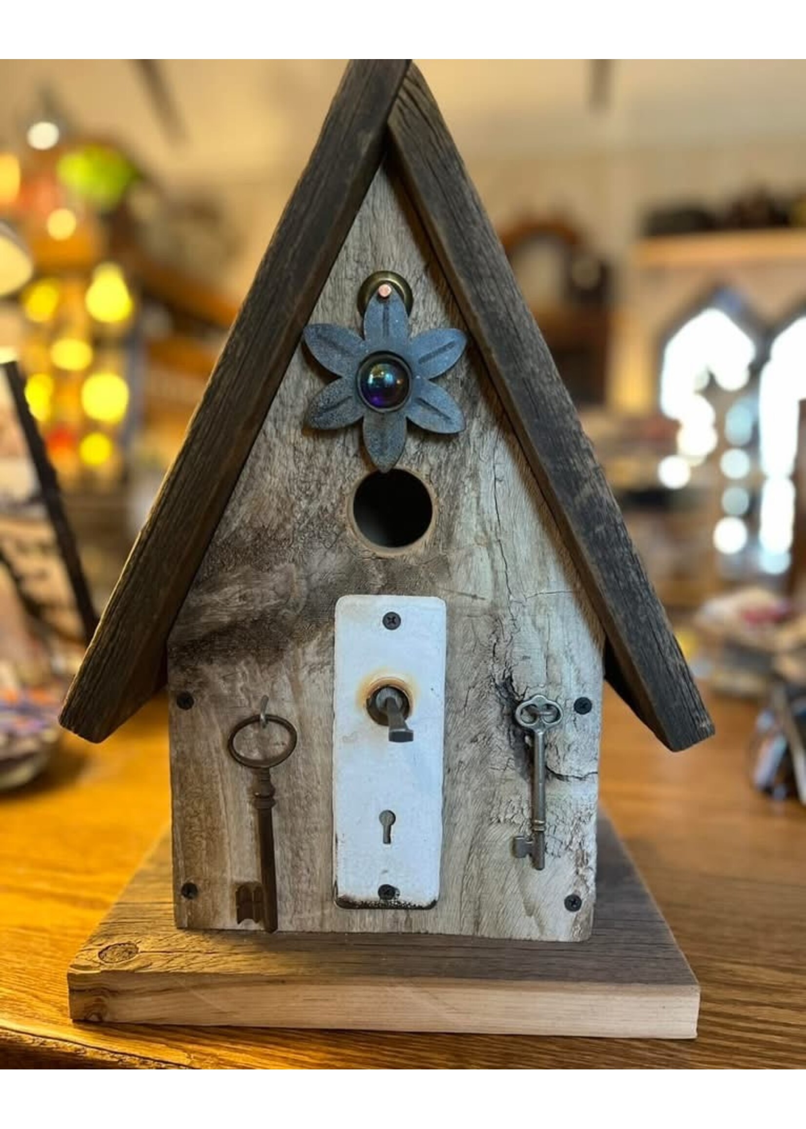 Jessie Hagerman Handcrafted Birdhouse #413
