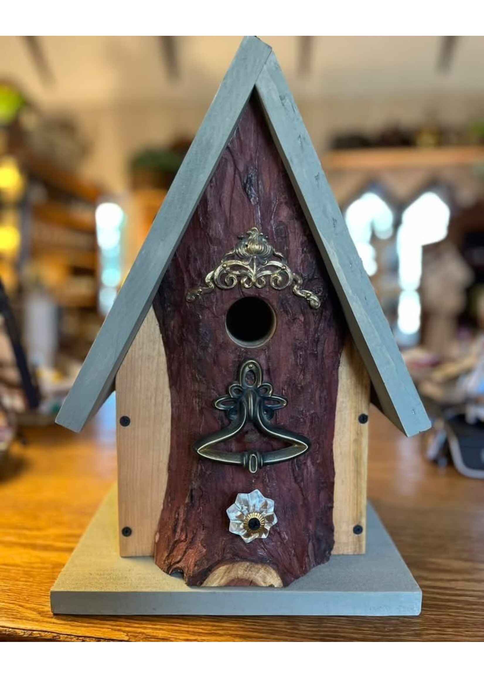 Jessie Hagerman Handcrafted Birdhouse #418