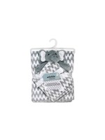 Baby Mode Blanket And Nunu Set: Grey Elephant