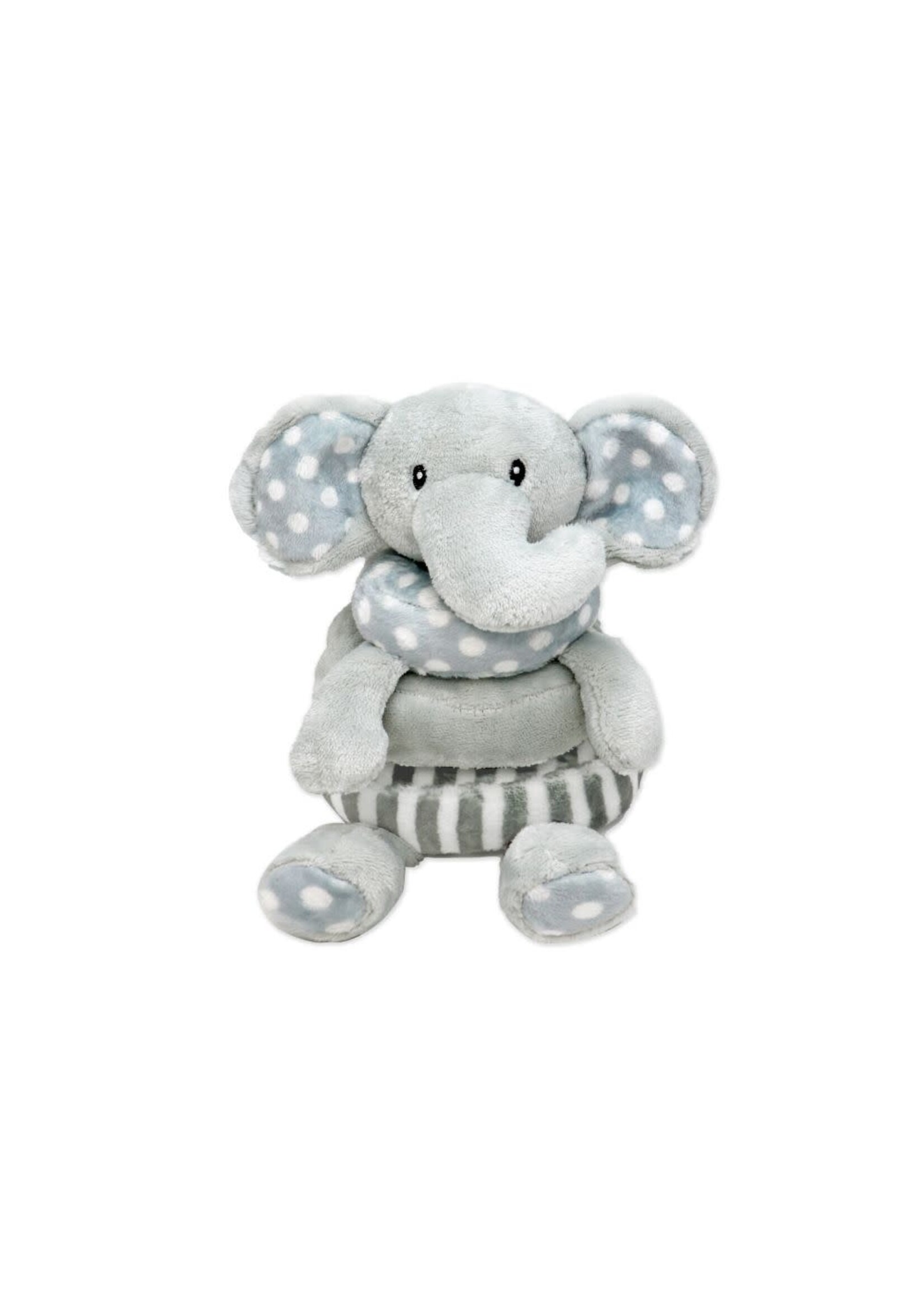 Plush Stacking Activity Toy - Grey Elephant