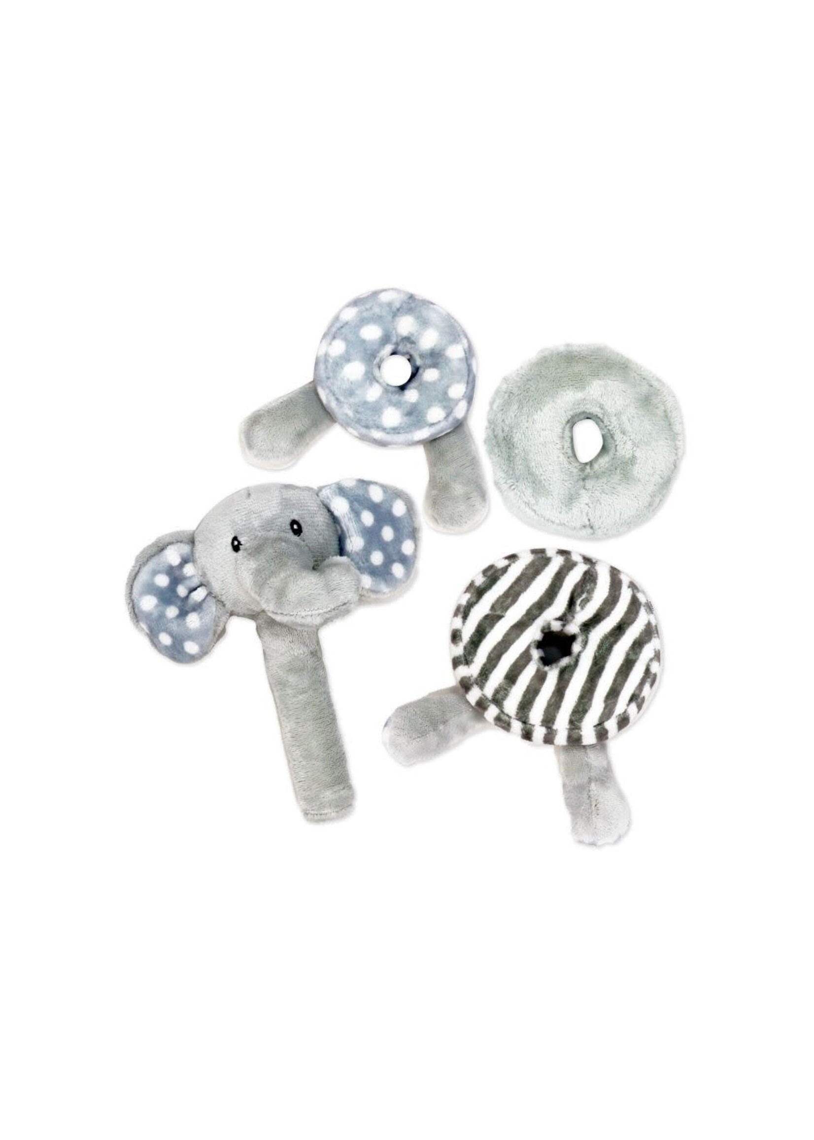 Plush Stacking Activity Toy - Grey Elephant