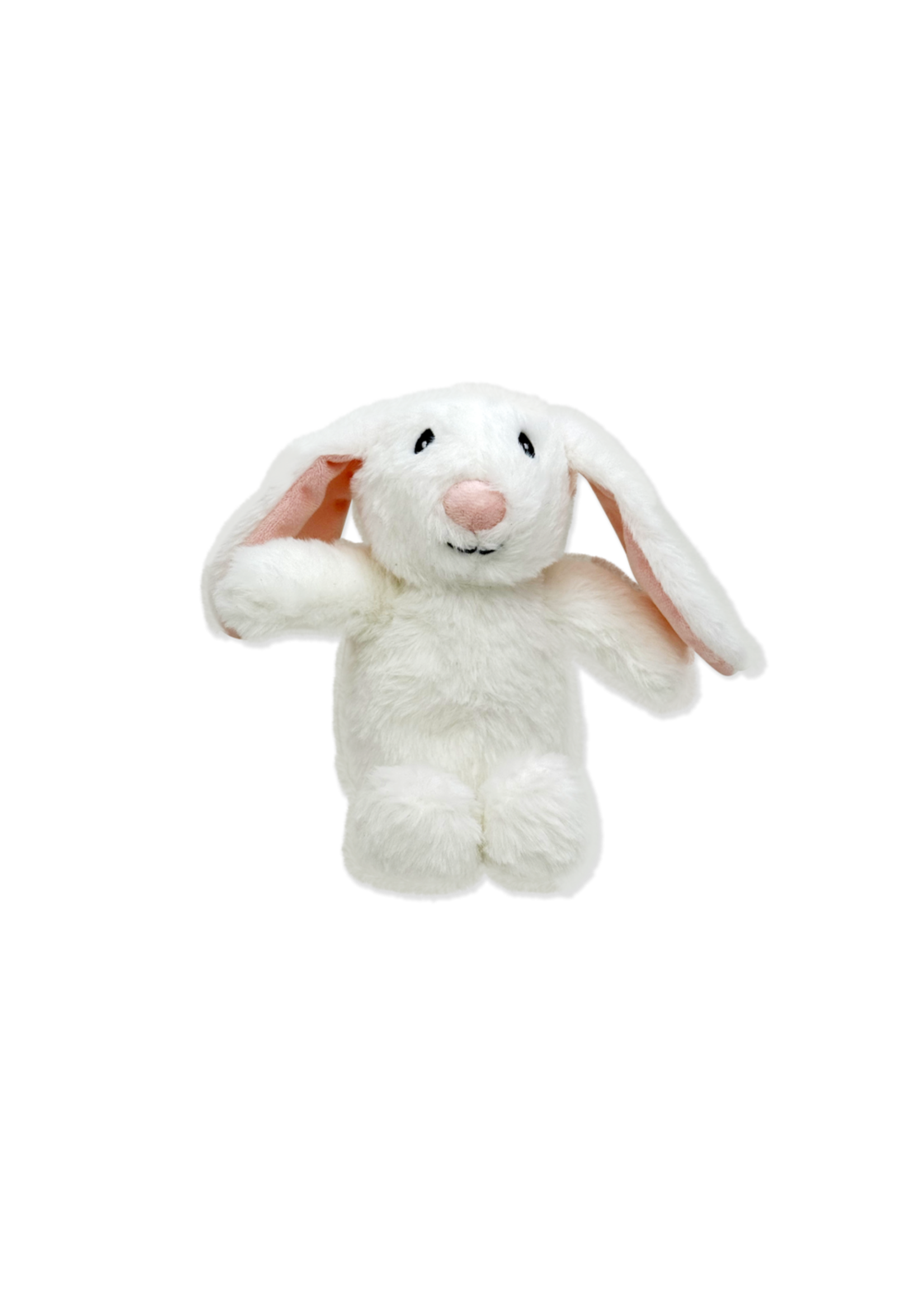 Plush Toy with Blanket: White Bunny