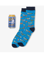 Little Blue House Lake It Easy Beer Can Socks