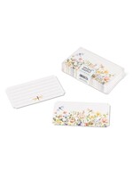 Floral & Dragonfly Mini Note Cards. 50 Pieces