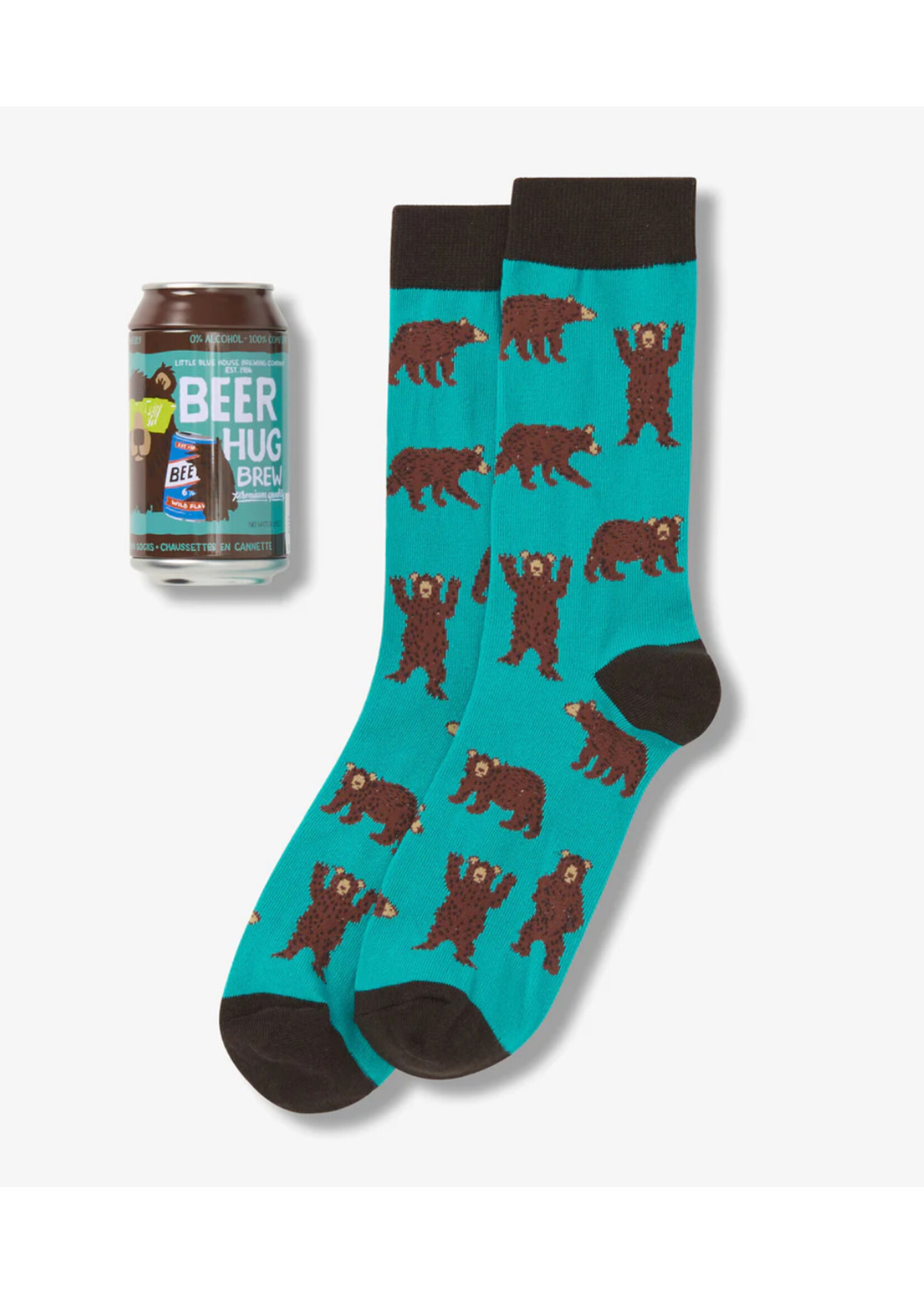Men's Beer Hug Beer Can Socks