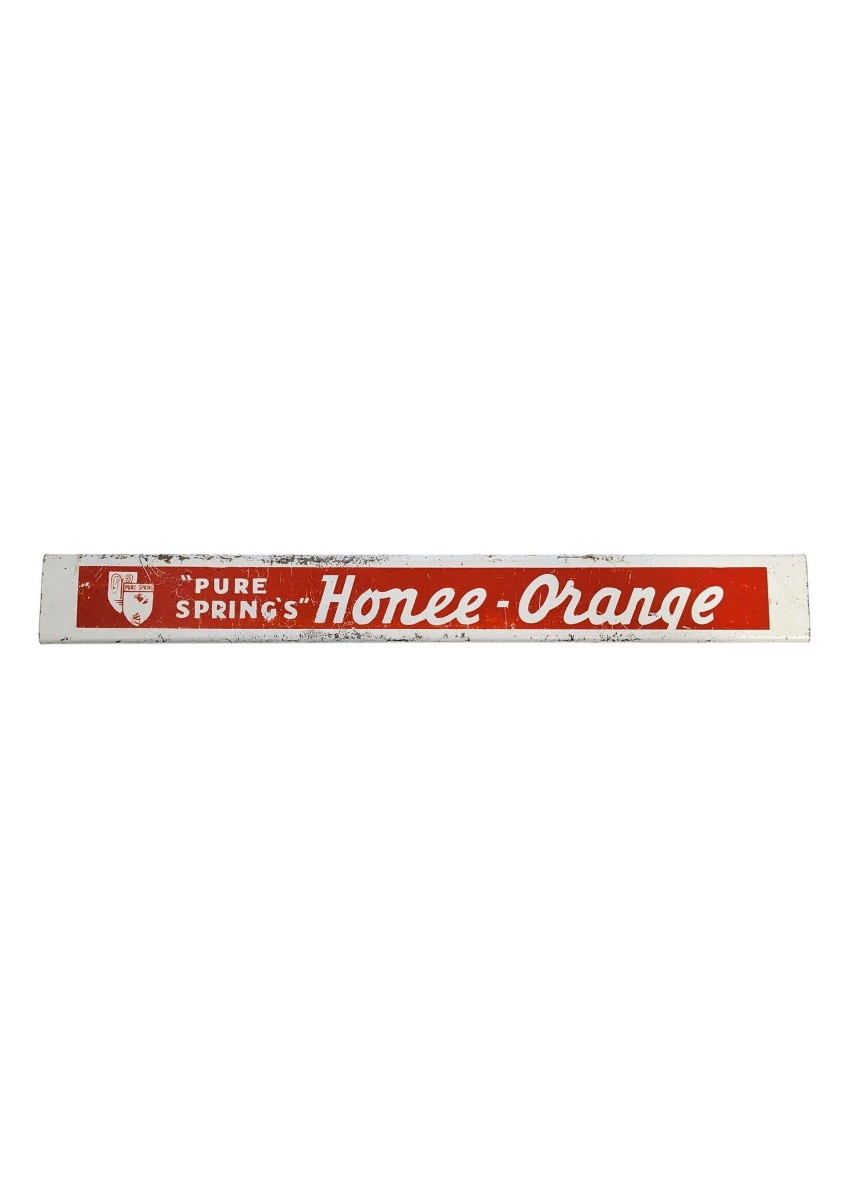 Pure Springs Honee-Orange Advertising Push Bar