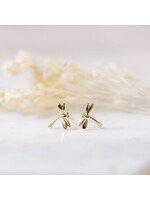 Glee Dragonfly Studs- Gold